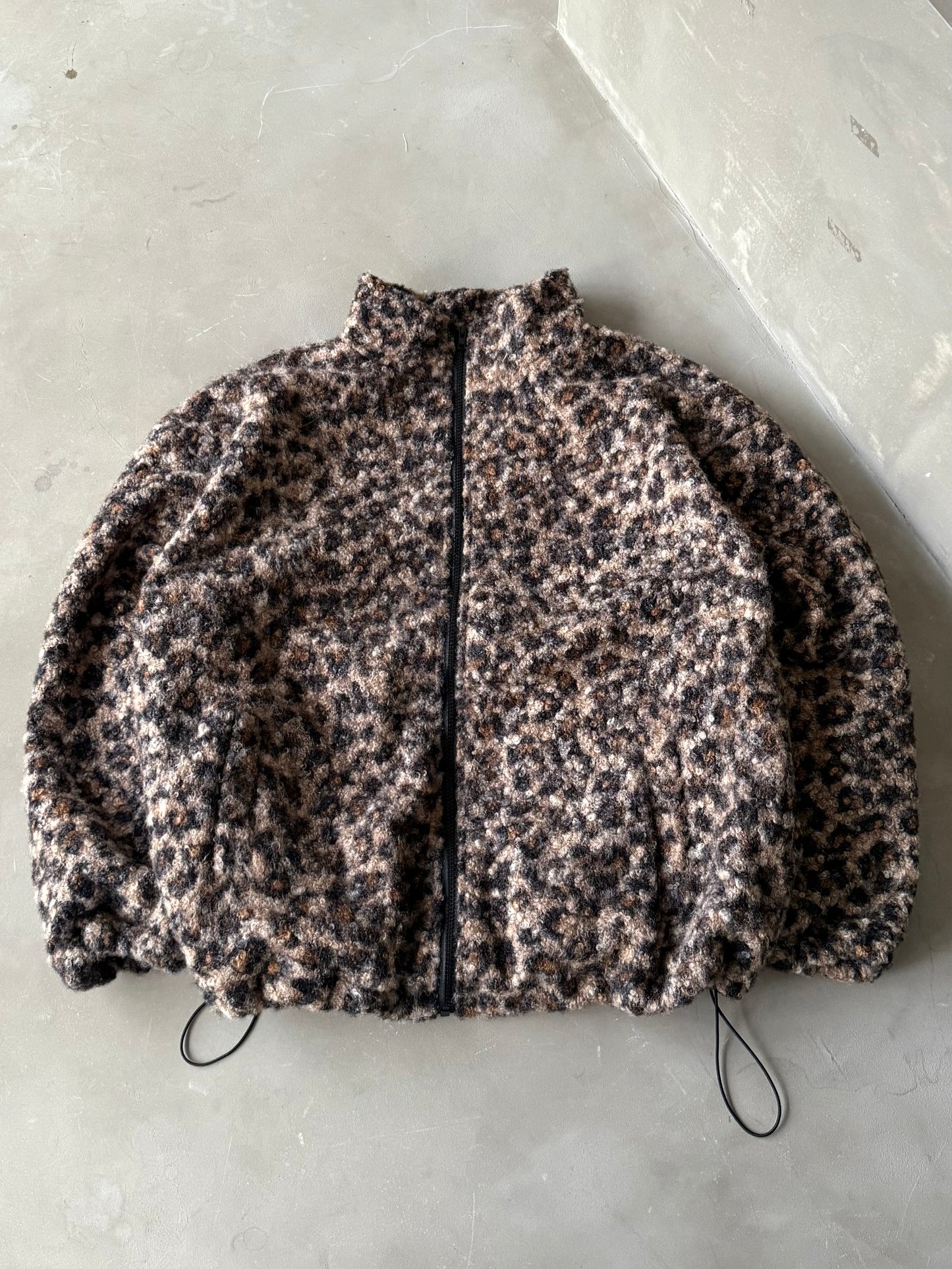 レオパードボアジップジャケット DPB86166