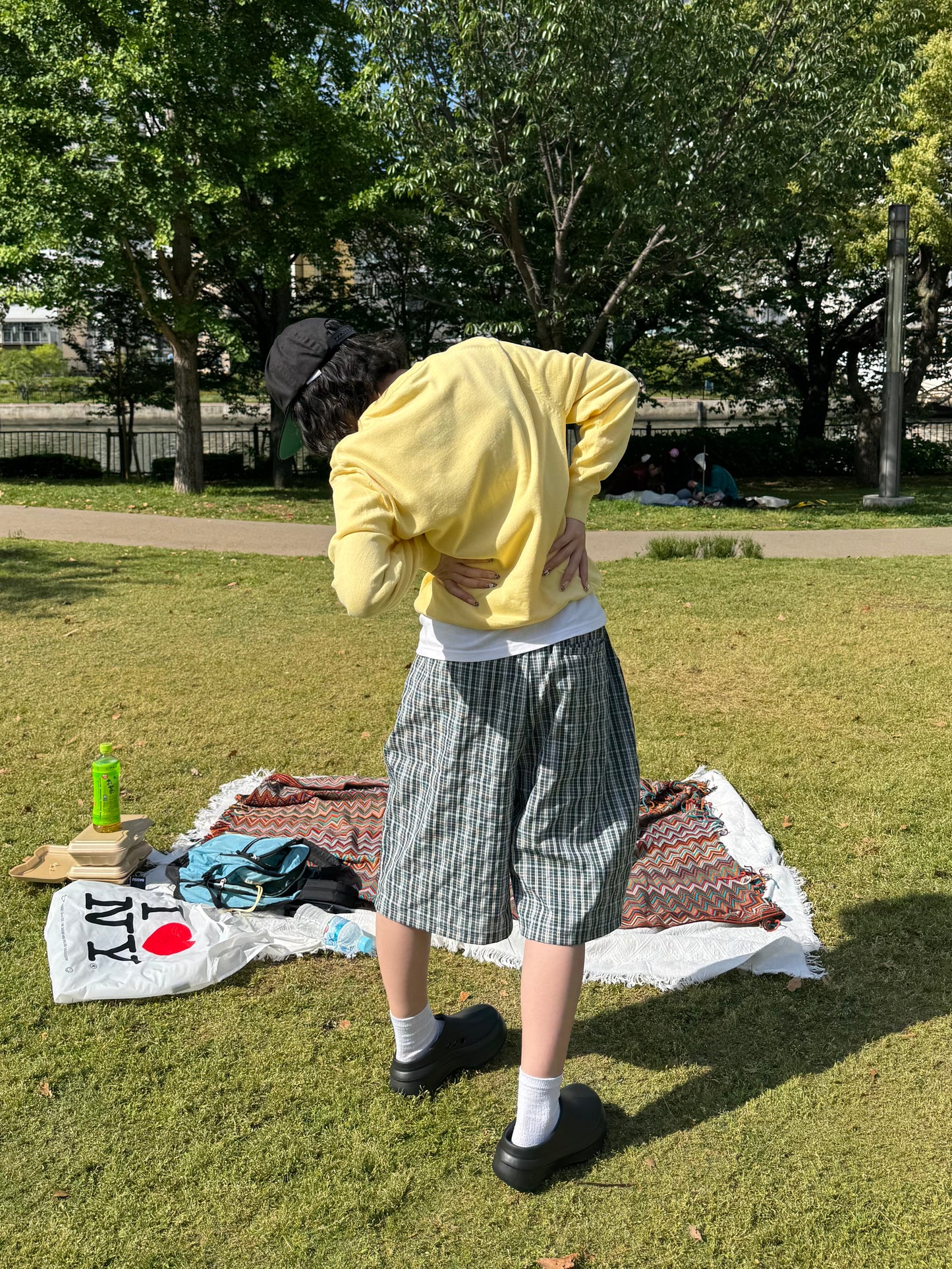 カジュアルチェックパンツ DPB85212