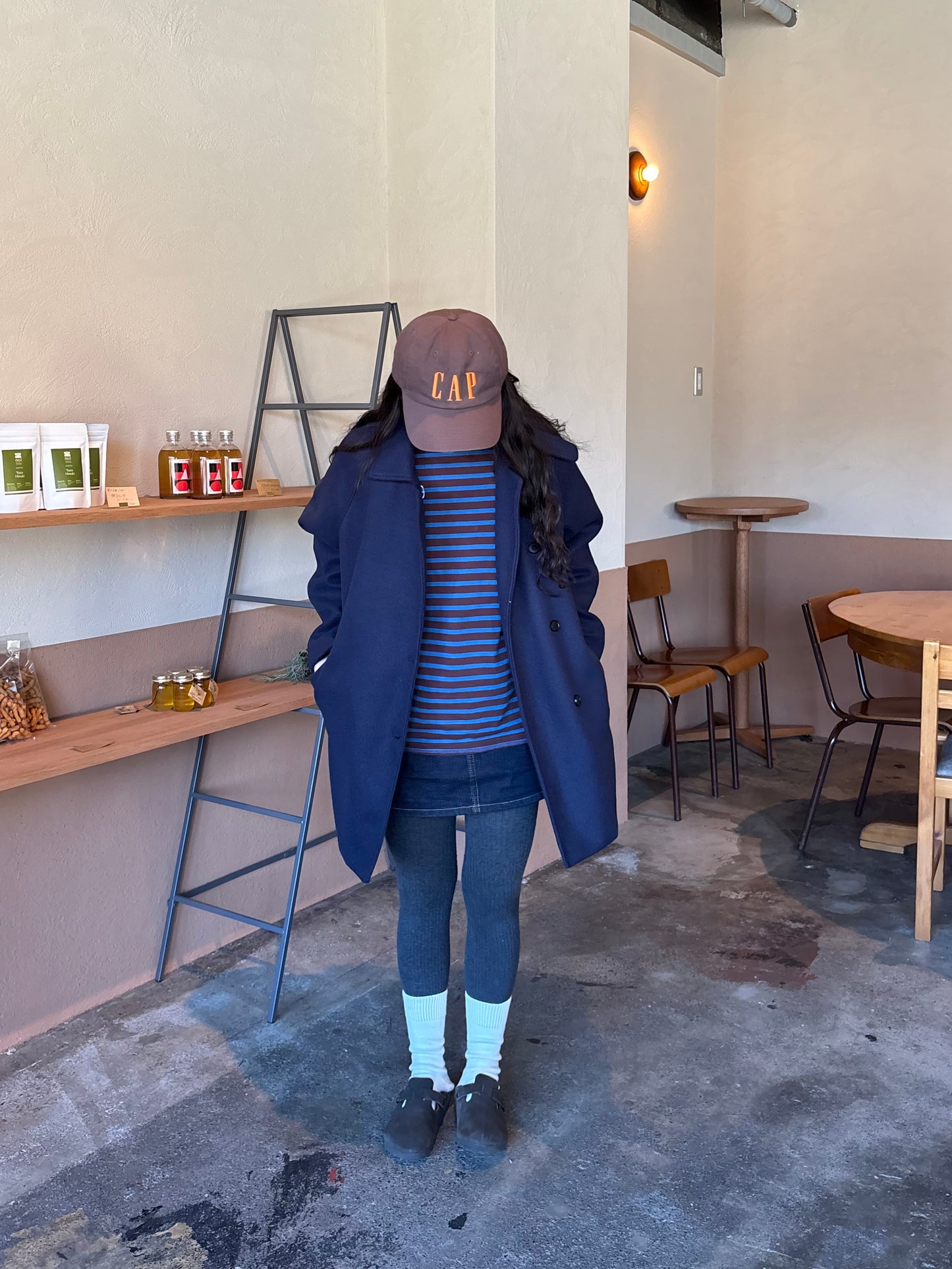 ミディアムステンカラーコート DPB84312