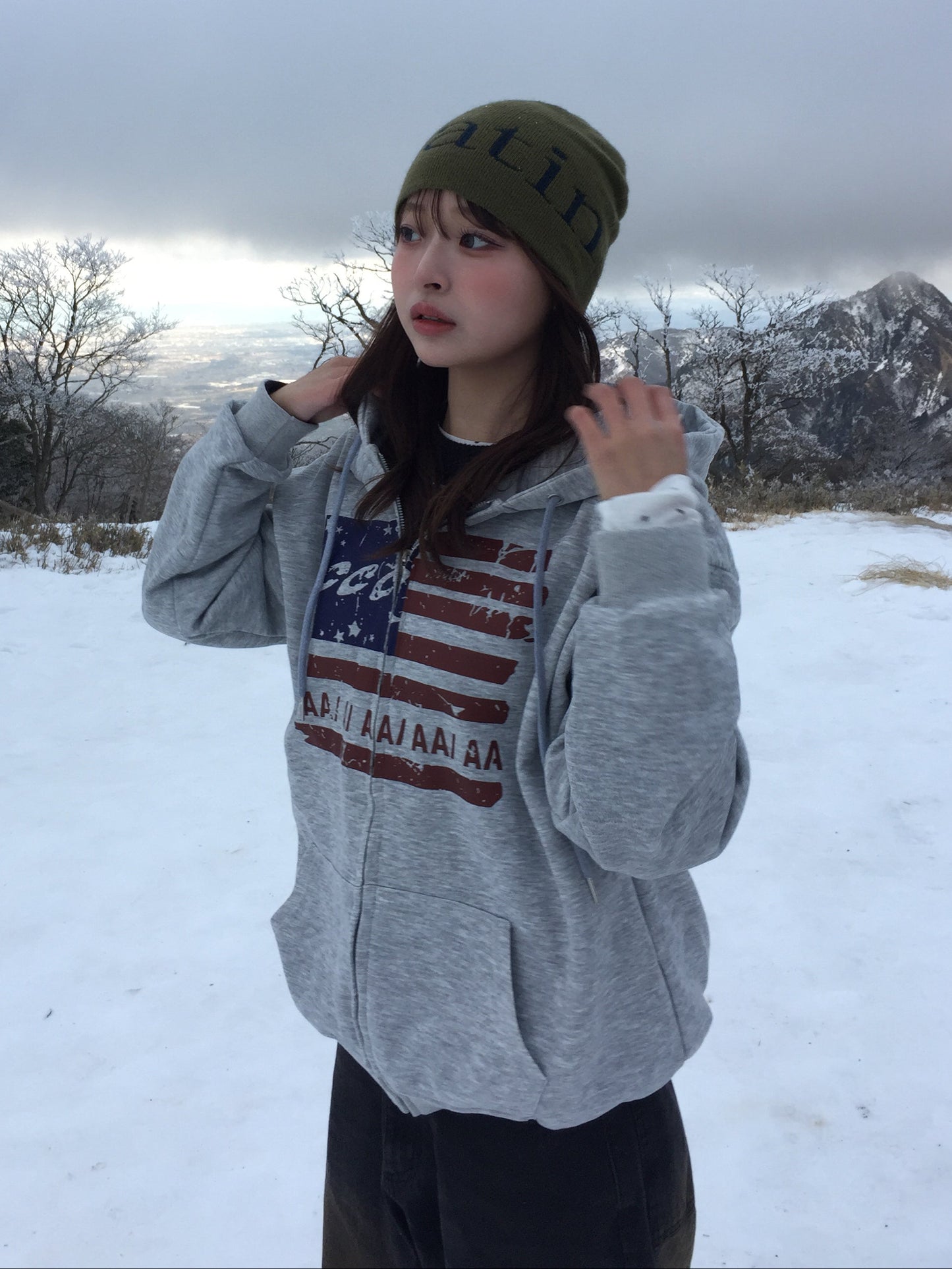 アメリカンジップフーディー DPB94044