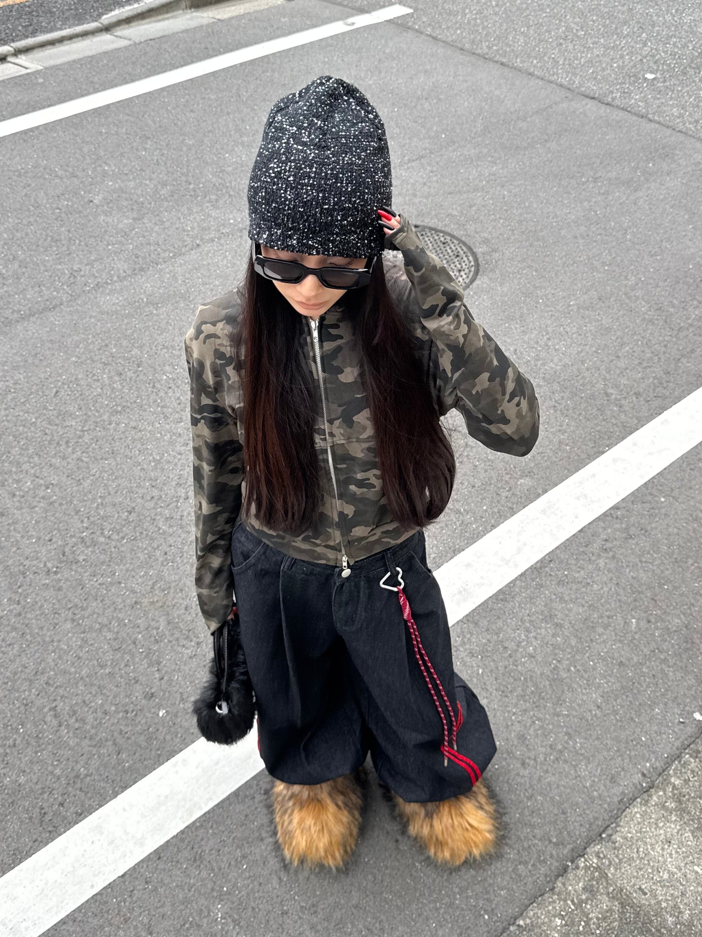 サイドラインスカートパンツ DPB86158