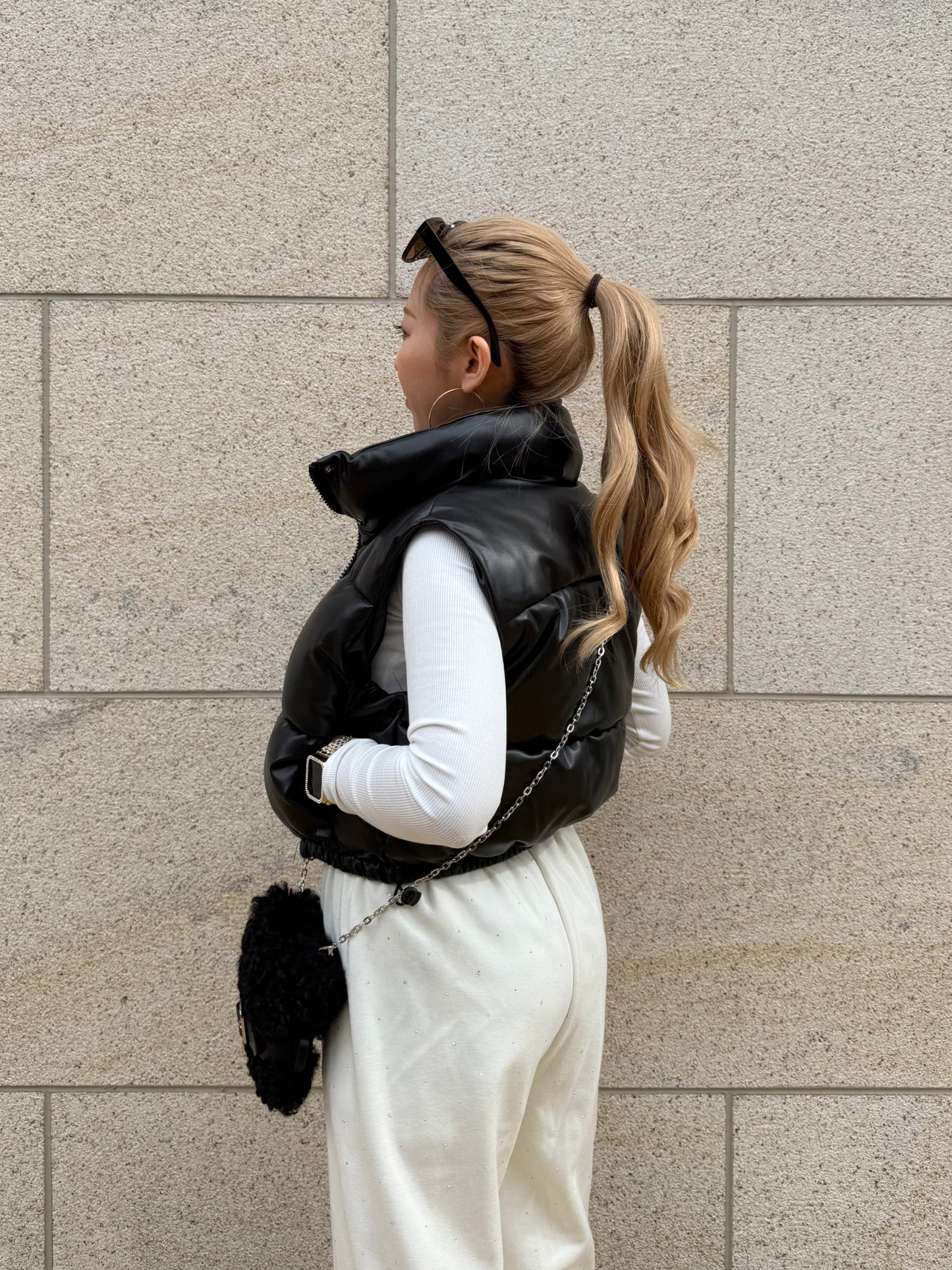 スタンドカラーダウンベスト DPB73123