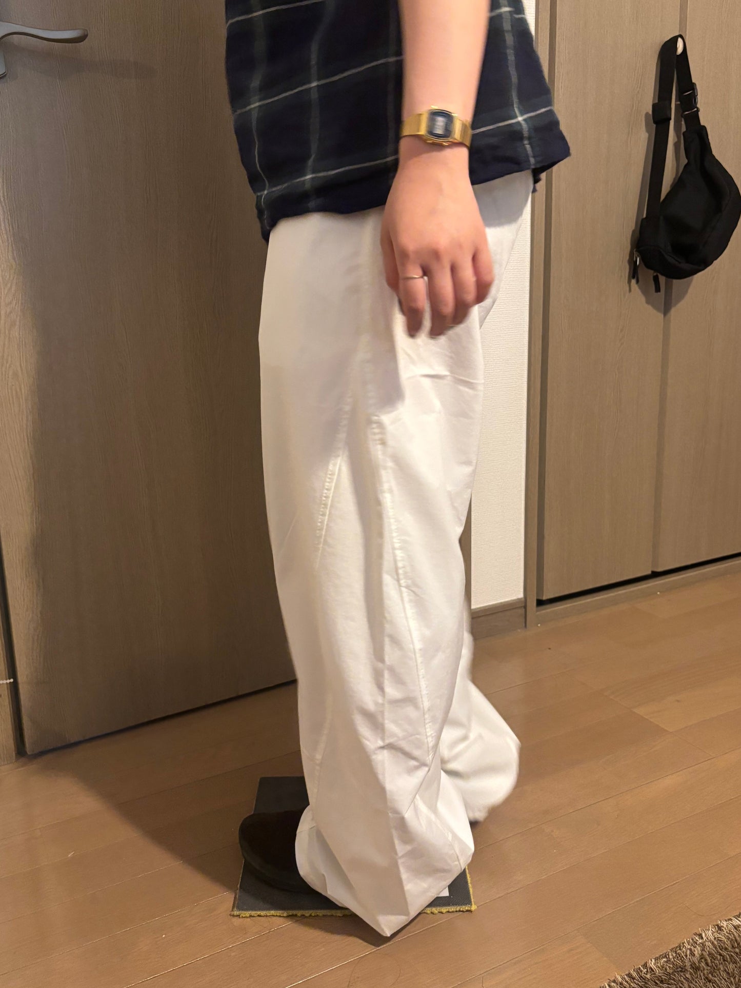 カーブバルーンホワイトパンツ DPC04092
