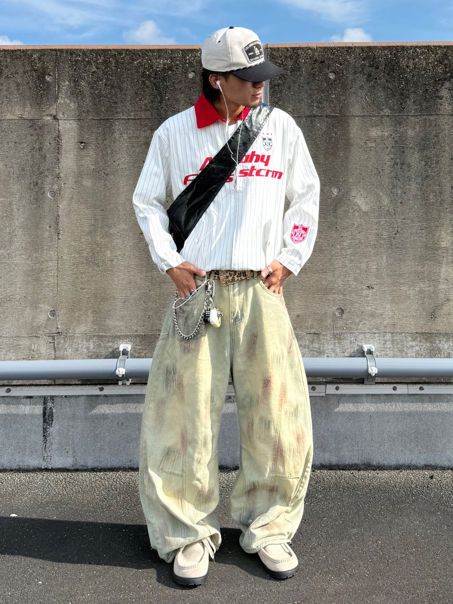 ダメージデザインデニムパンツ DPB90051