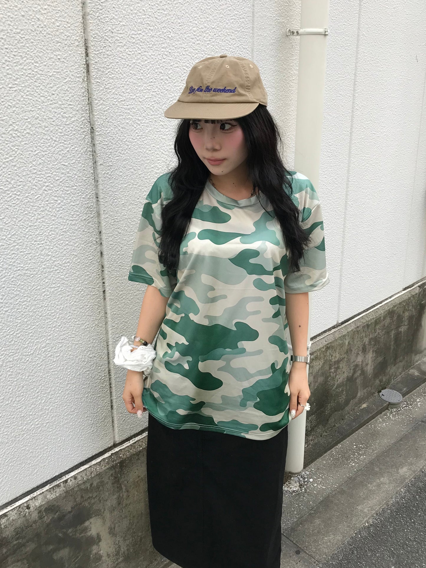 カモフラオーバーTシャツ DPB89284