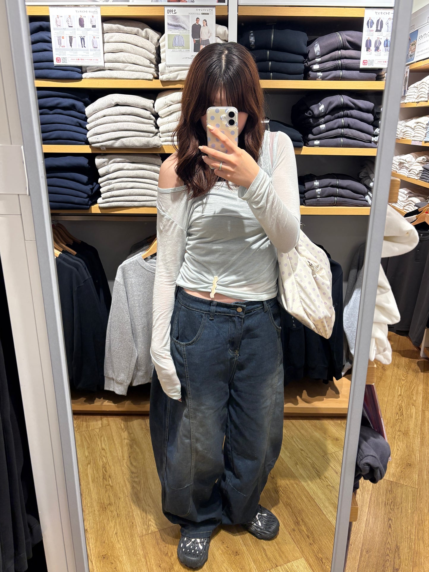 ワイドレッグカーブパンツ DPC08053