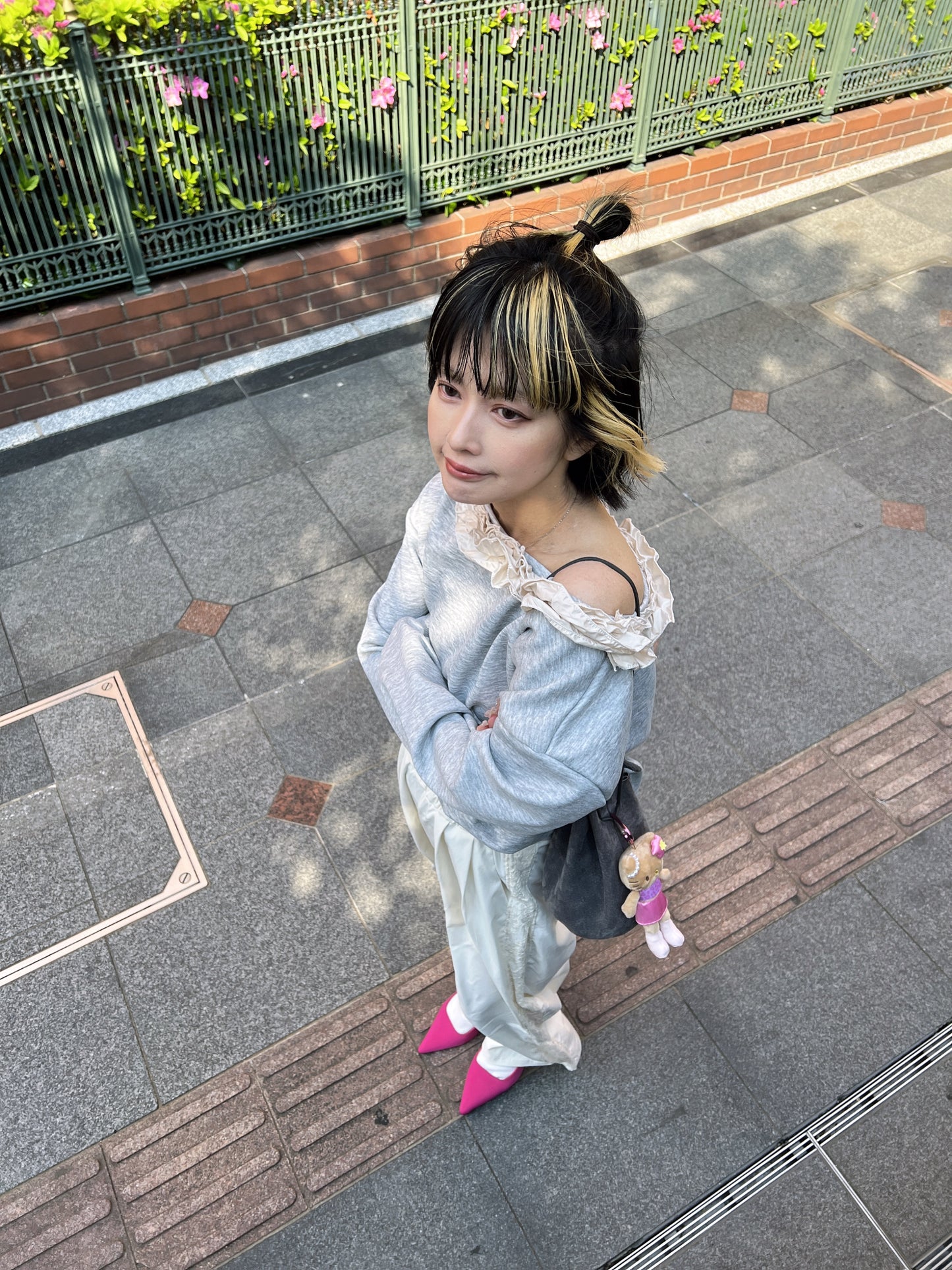 サイドレースラインワイドパンツ DPB79140