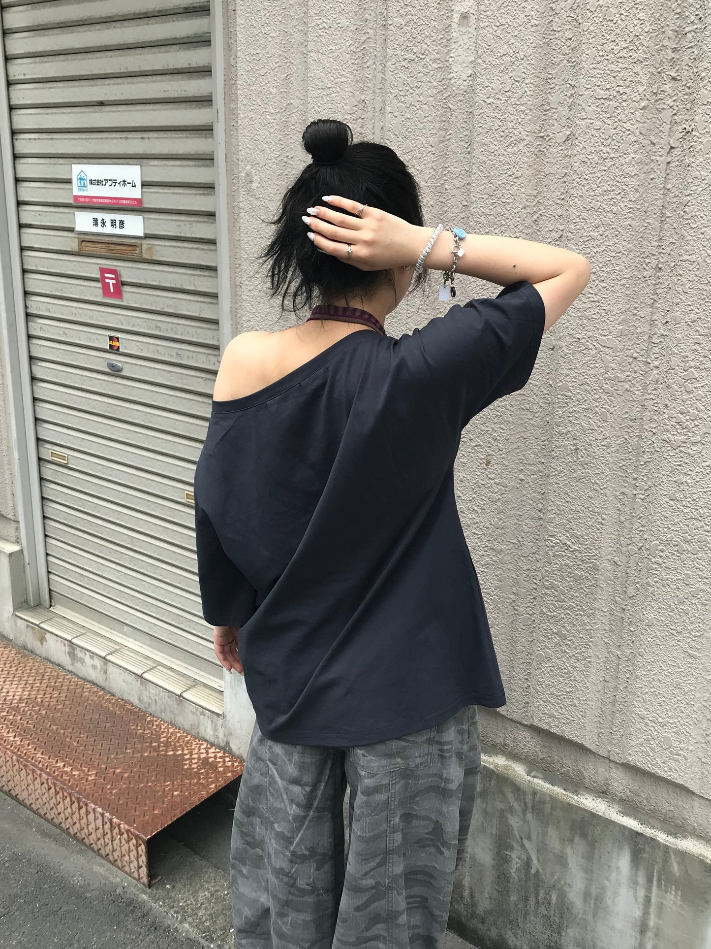 【即納】ワンショルダーオーバーT DPB89287S