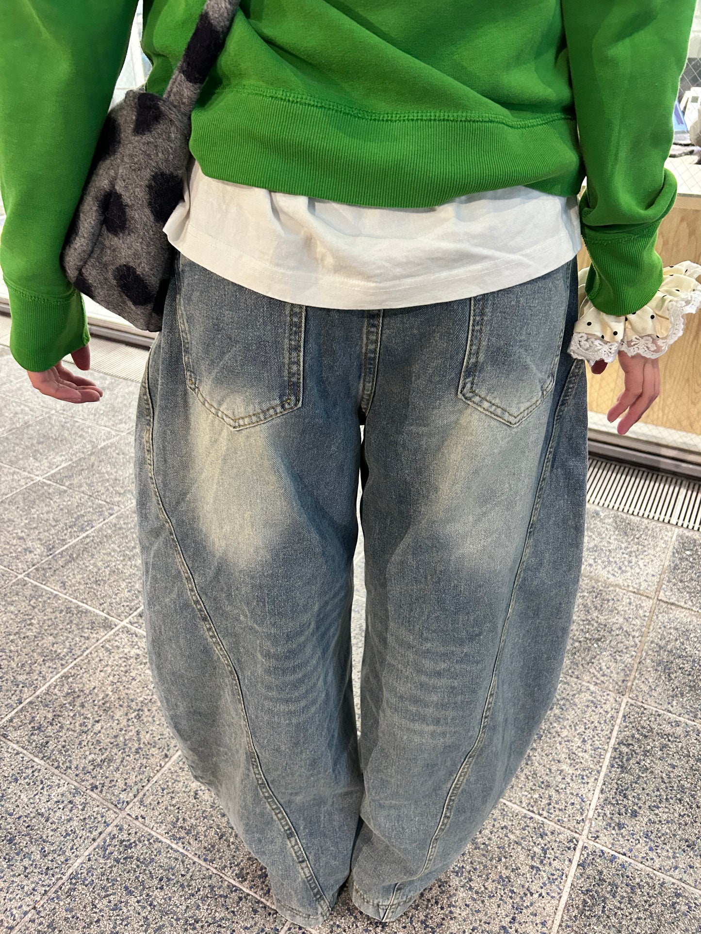 バルーンバキーデニムパンツ DPB92066