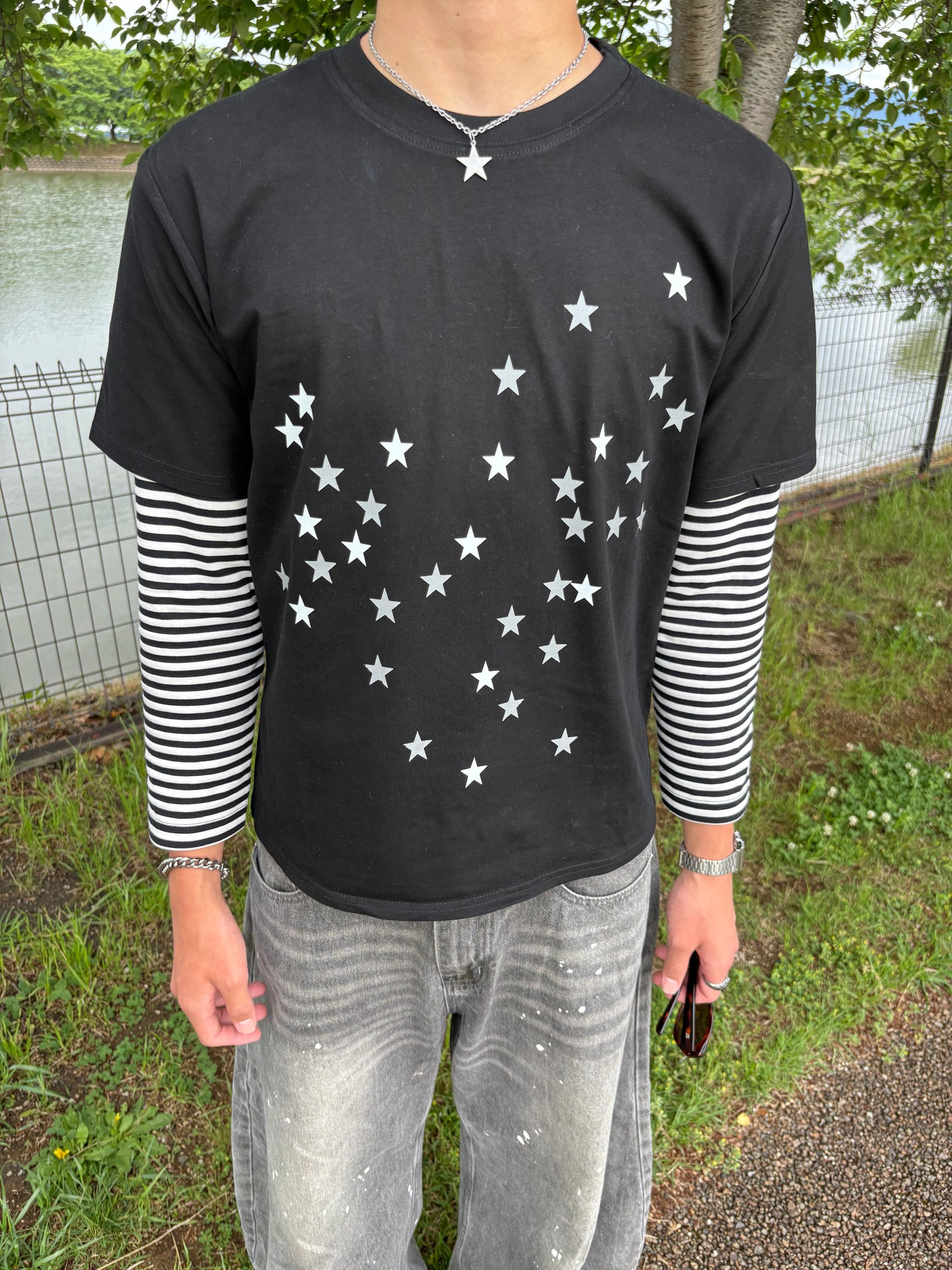 スターブラックTシャツ DPC10022