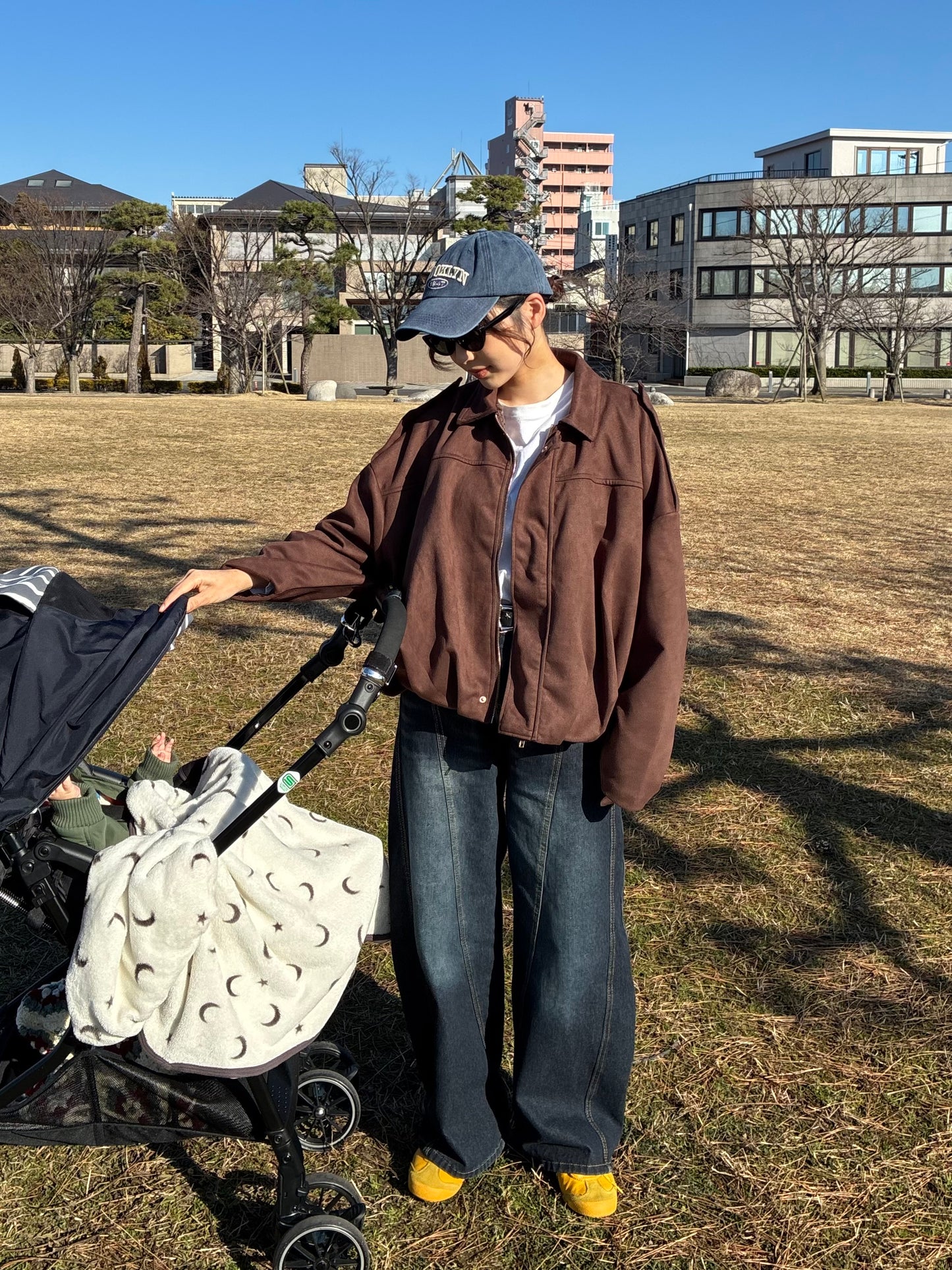 ブラウンスエードジャケット DPA61453