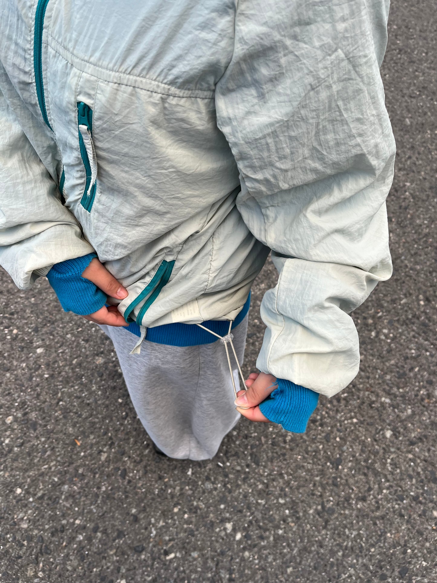 バイカラーアノラックパーカー DPB97031