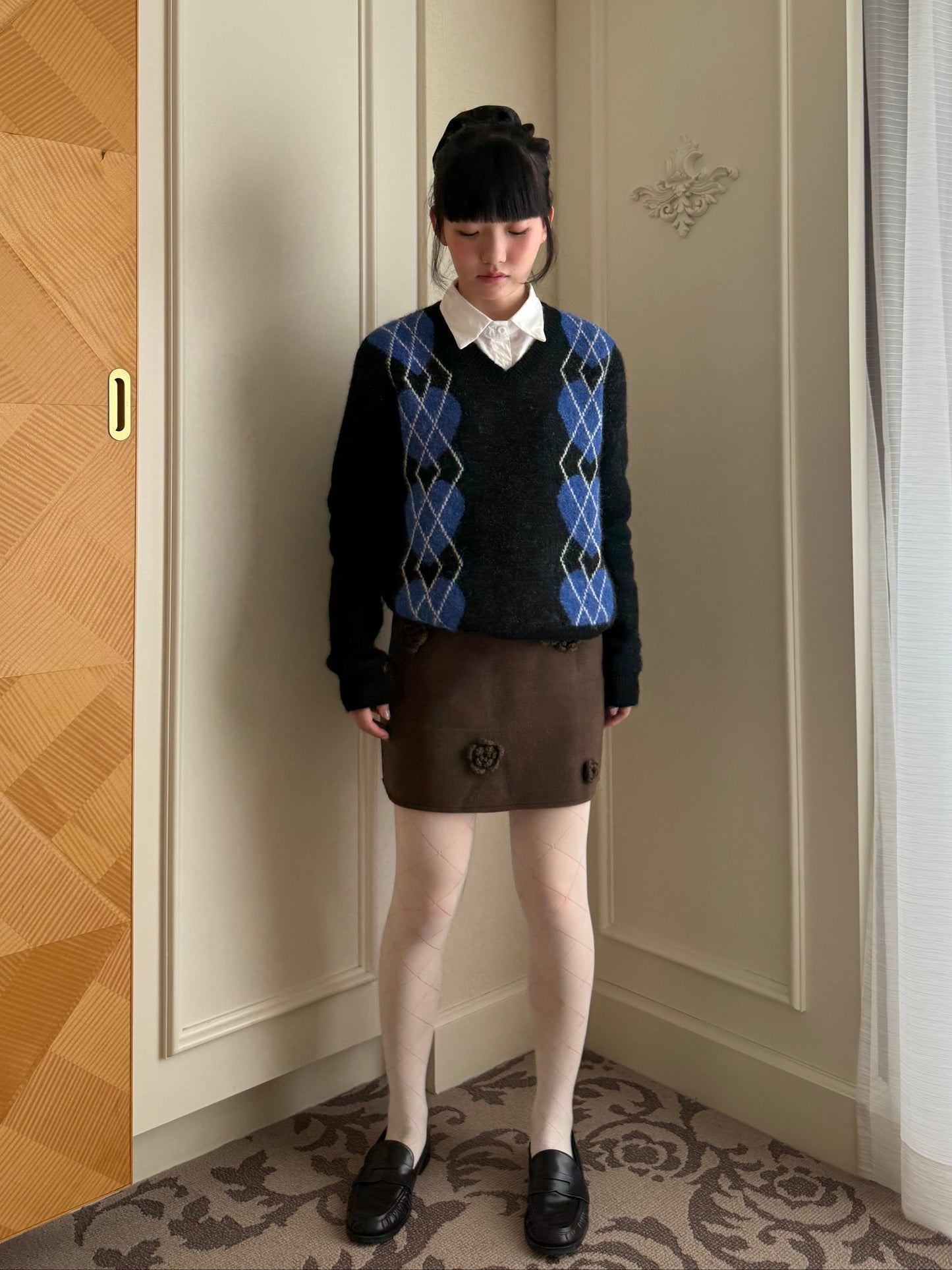 フラワーミニスカート DPA43720