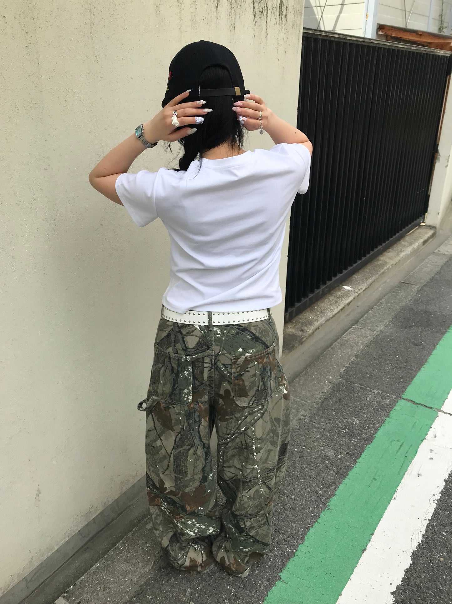 レッドロゴフィットTシャツ DPB89273