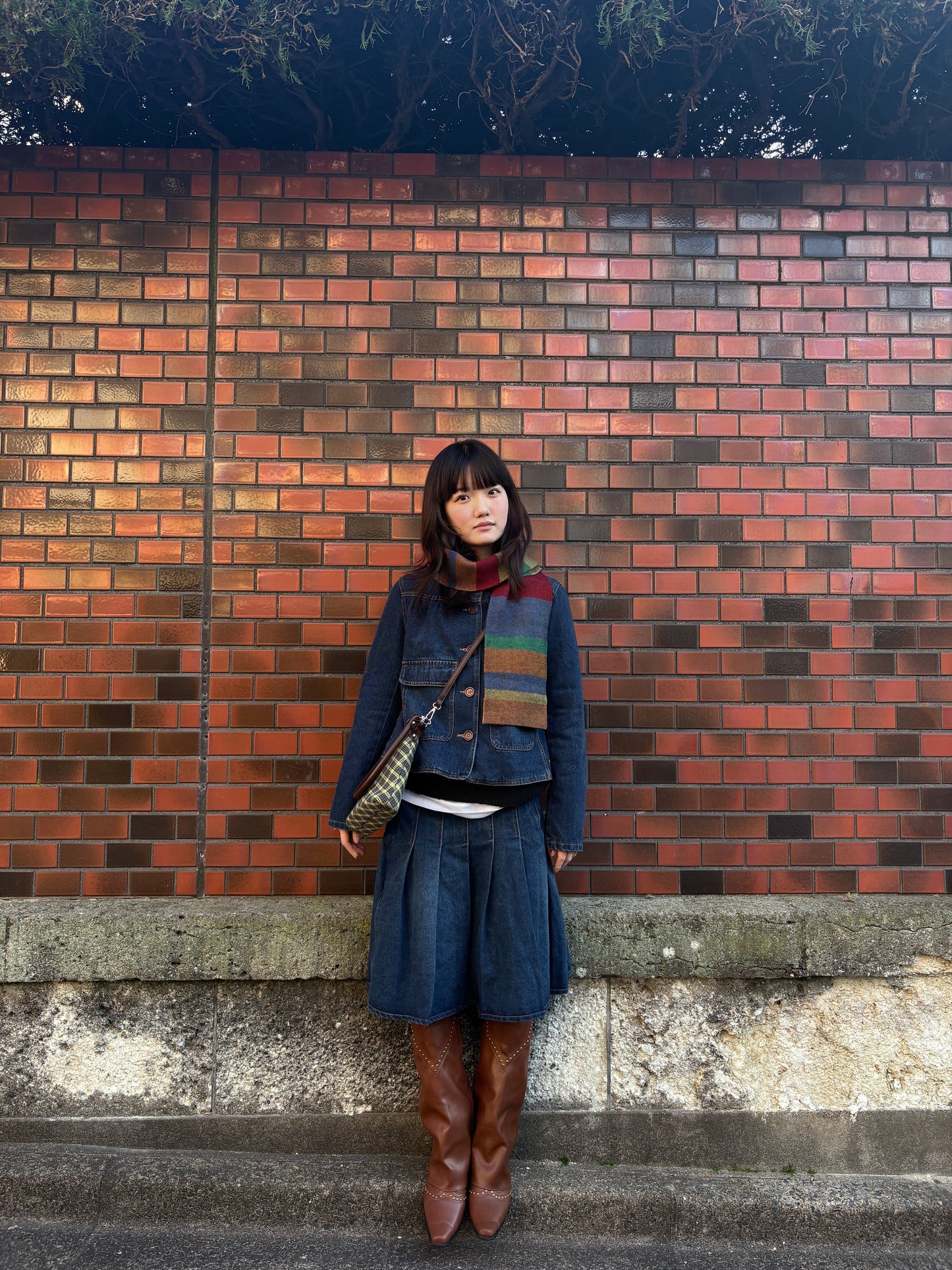 ラウンドカラーデニムジャケット DPA43773