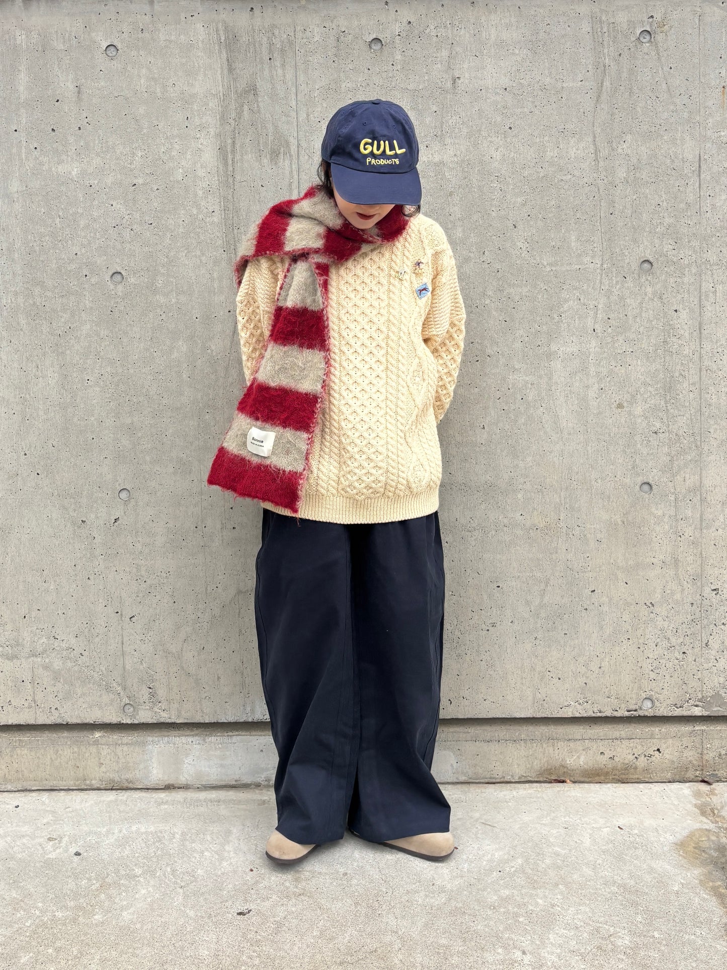 ボーダーマフラー DPB84099