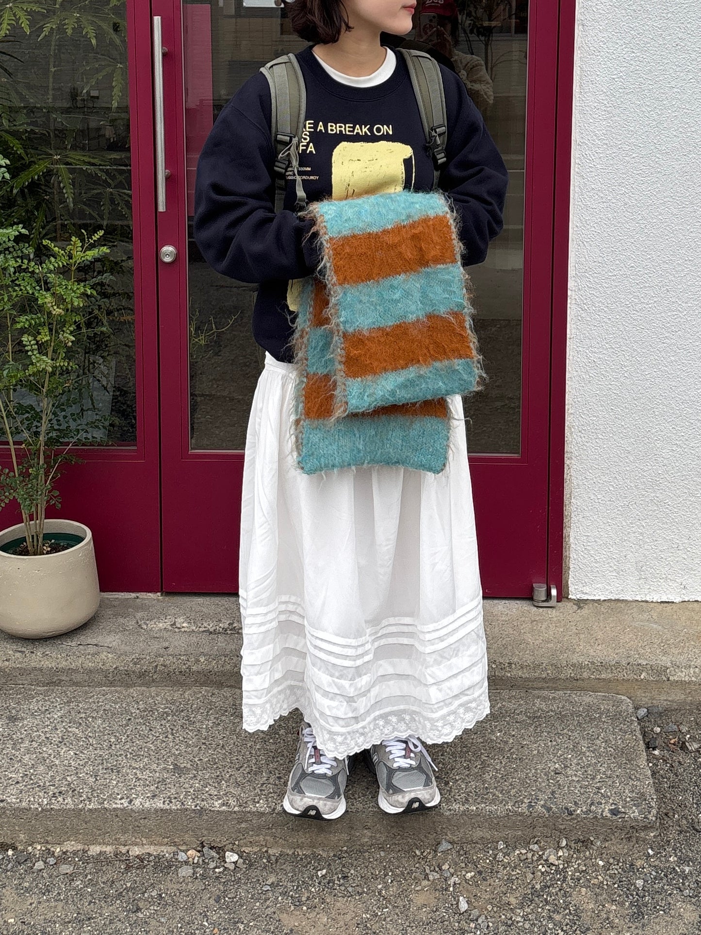 ボーダーマフラー DPB84099