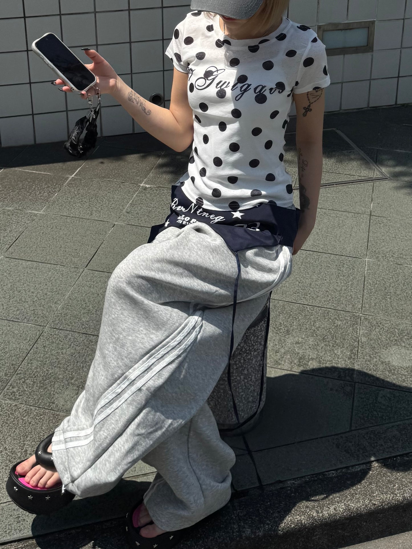 ドットナンバーミニTシャツ DPB86282