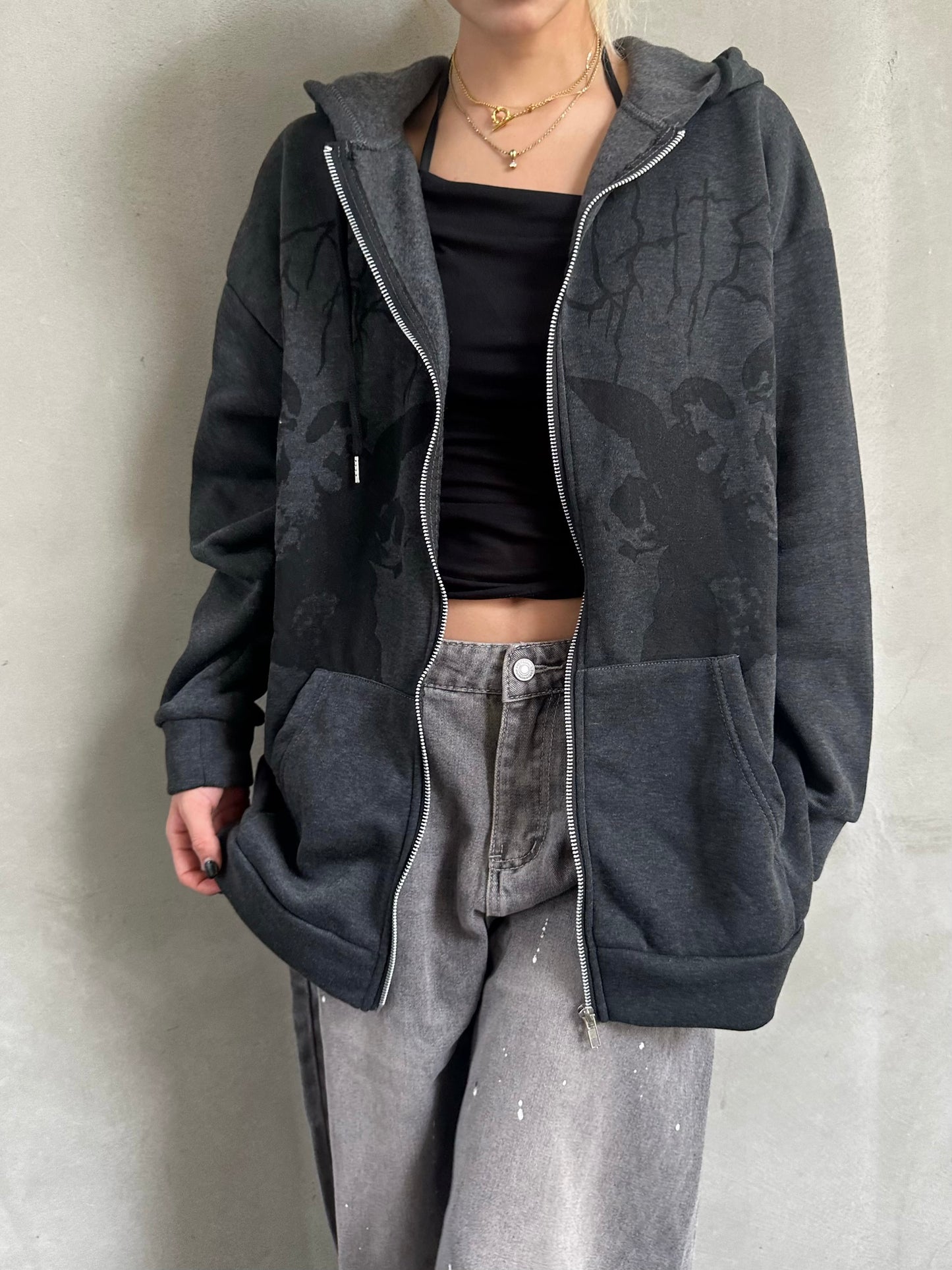 グラフィックジップパーカー DPB26626