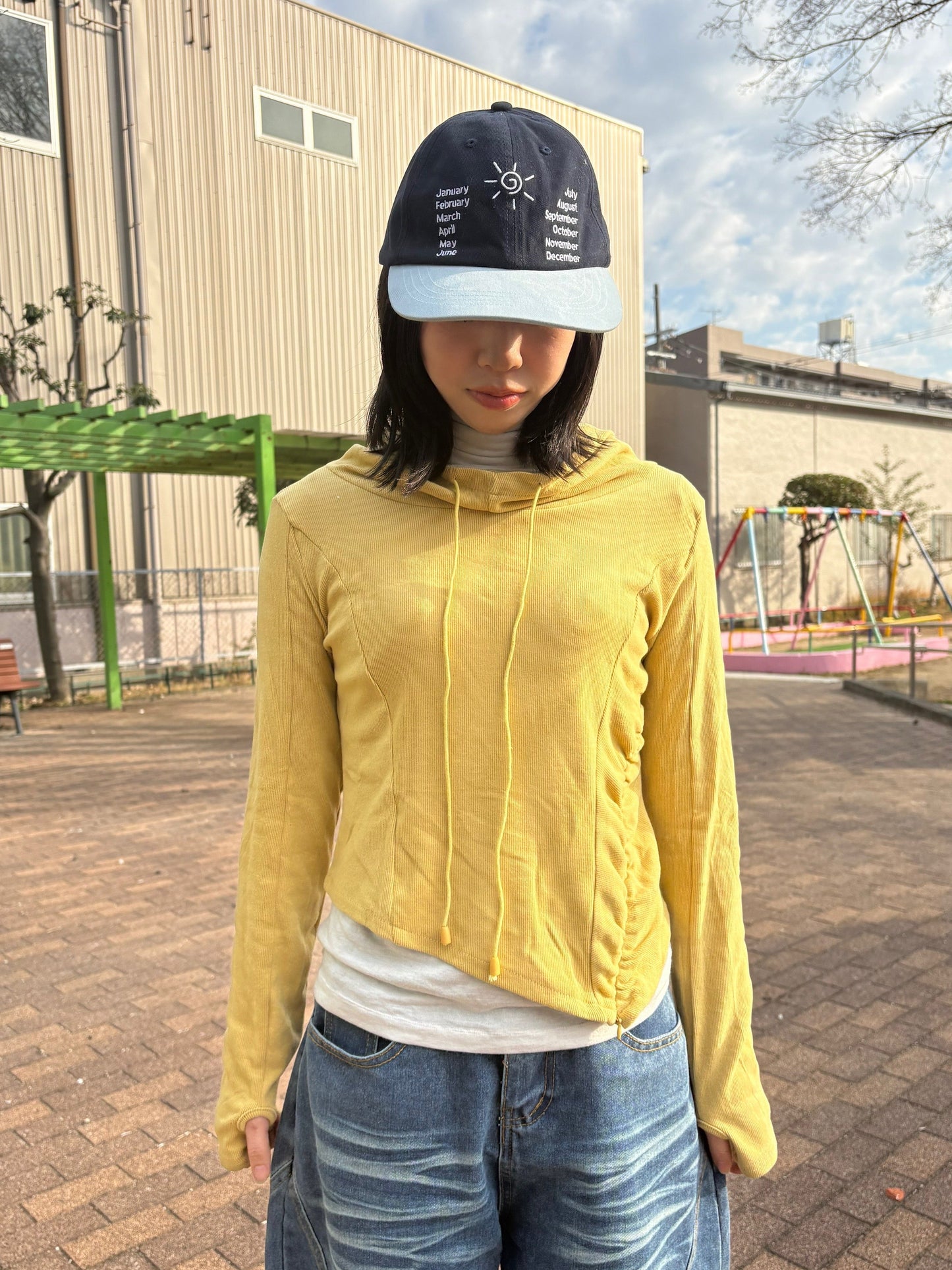 サイドギャザーショートトップス DPB99030