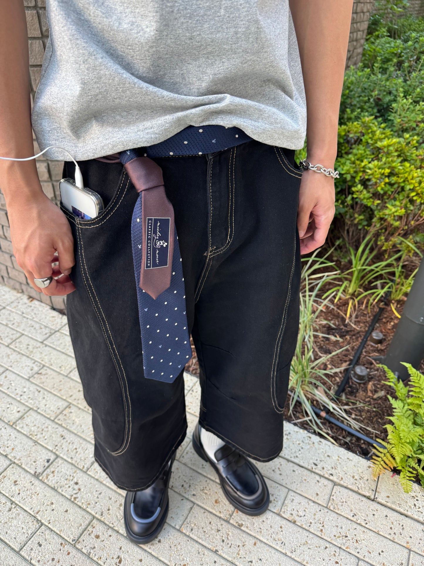ステッチカーブラインハーフパンツ DPB85245