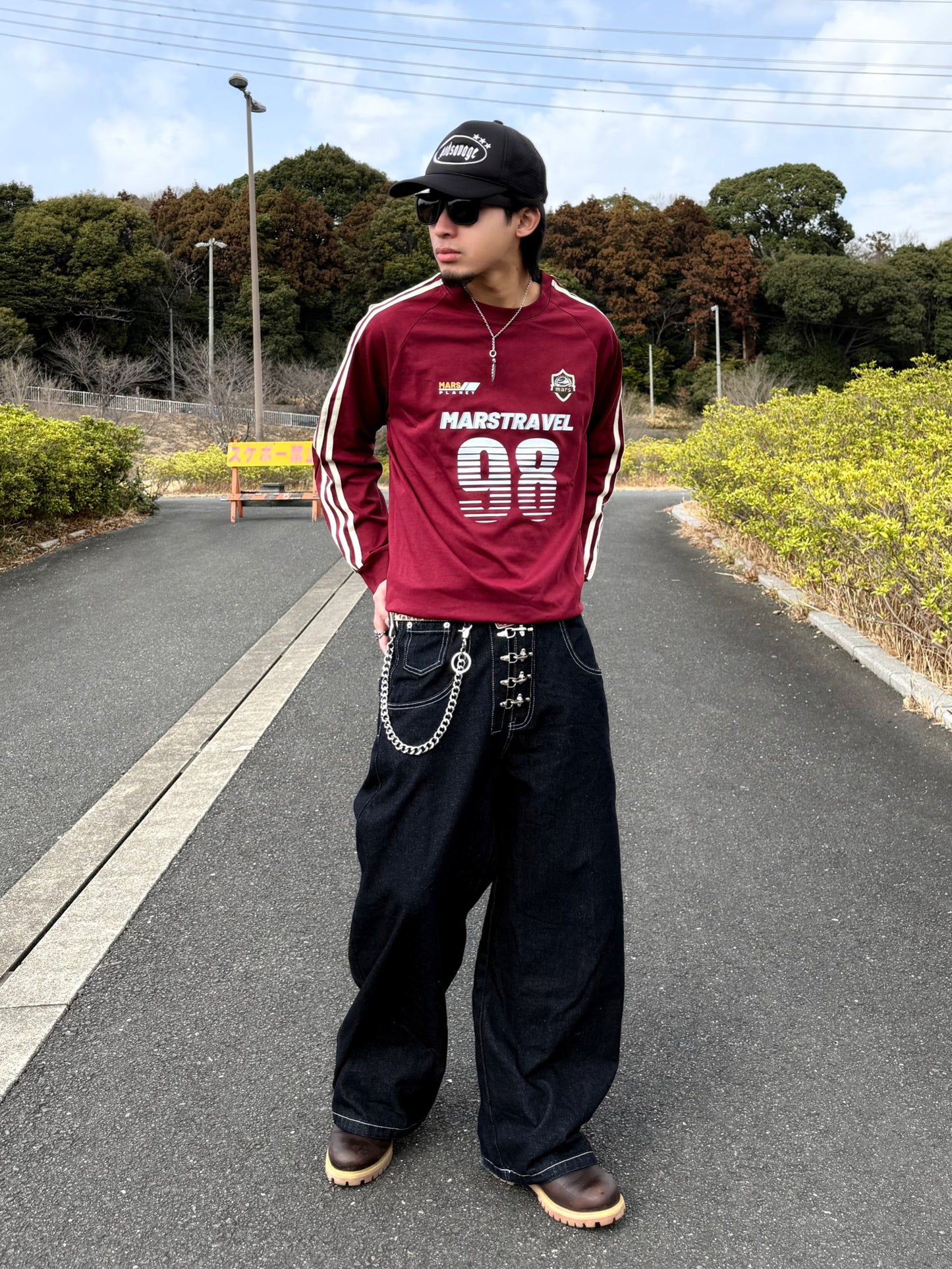 フロントデザインデニムパンツ DPB90108