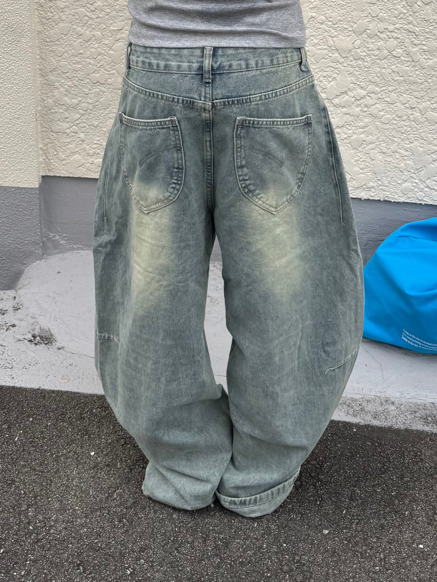 ウォッシュバルーンデニムパンツ DPB85274