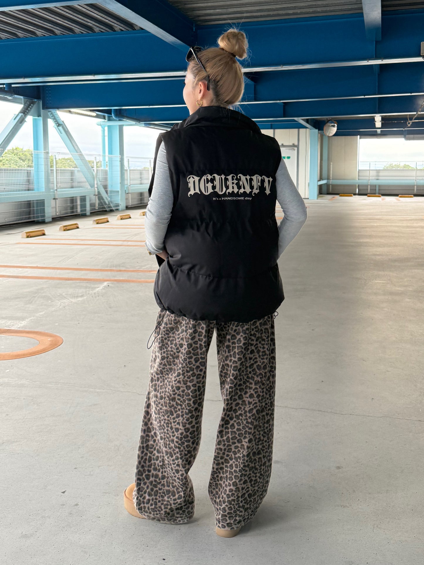 バックロゴダウンベスト DPB90062