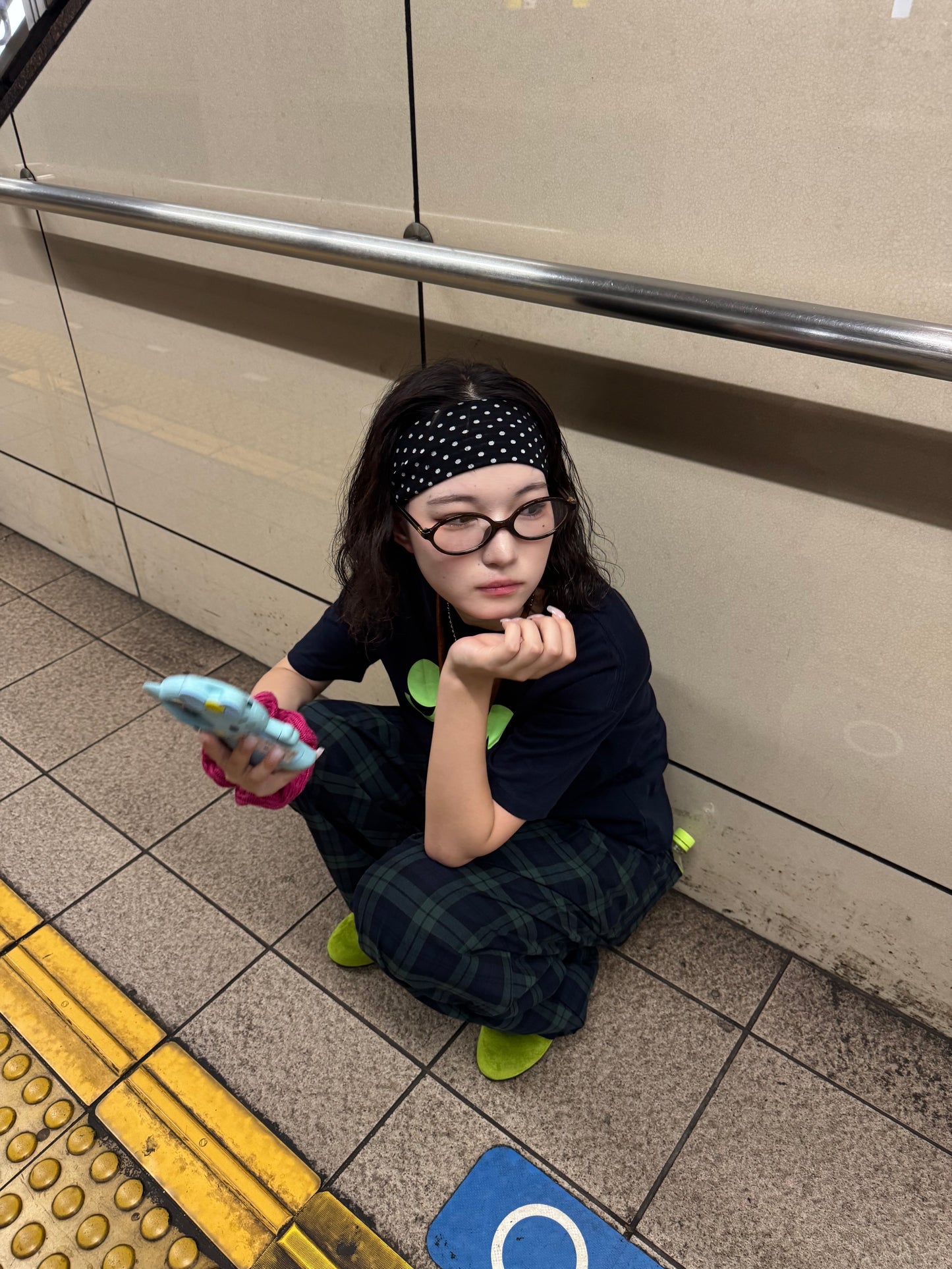 カーブラインチェックパンツ DPB85295
