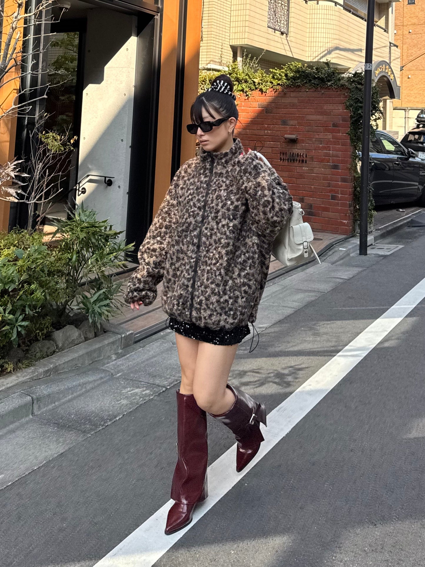 ボルドーバックルブーツ DPB86165