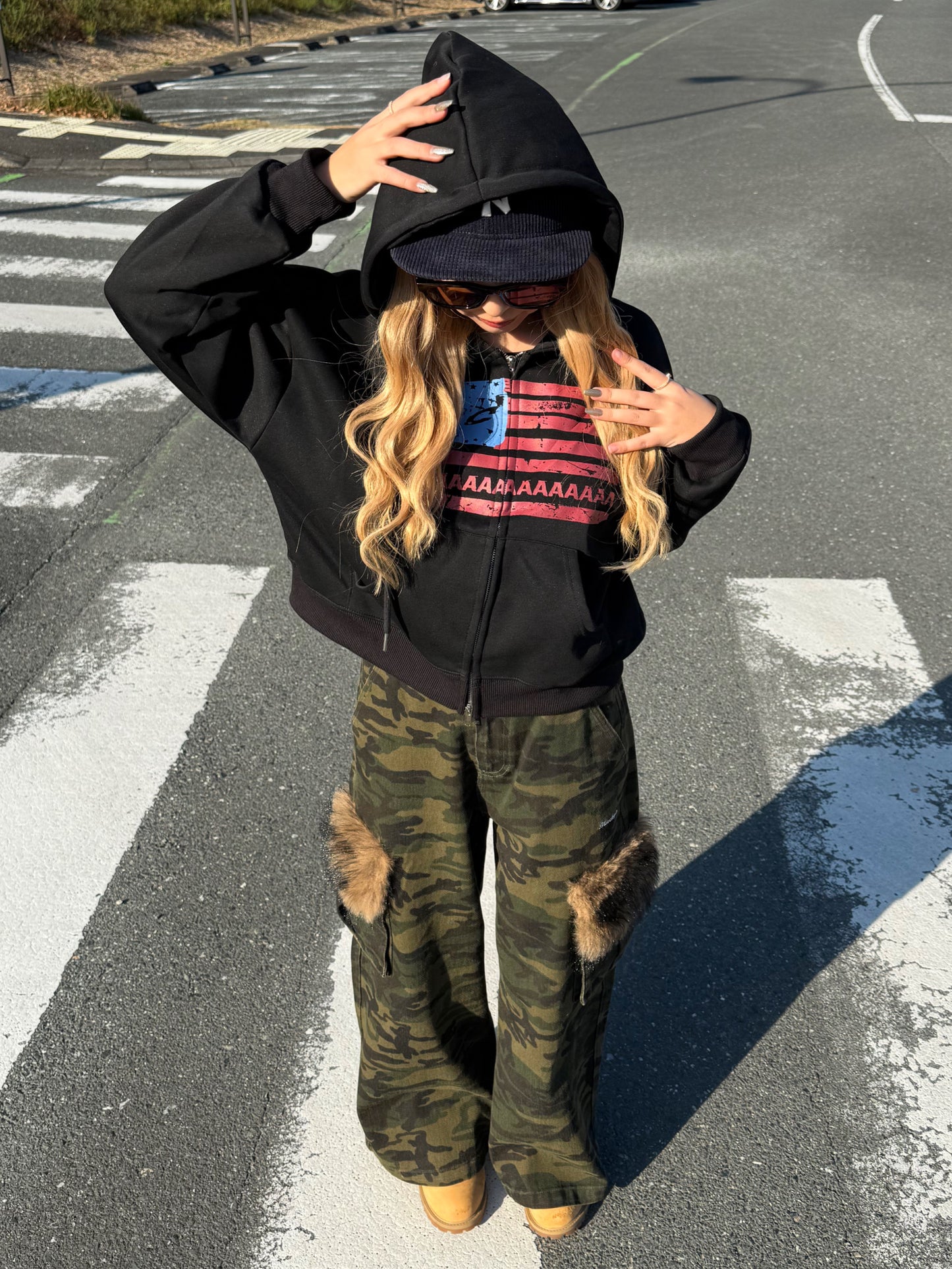 アメリカンダブルジップパーカー DPB73548