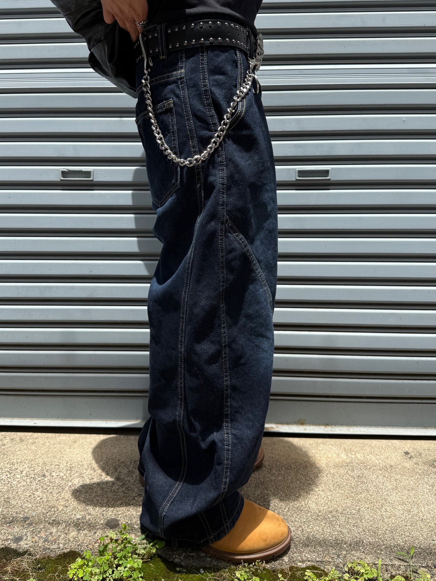 カーブラインワイドデニムパンツ DPB90008