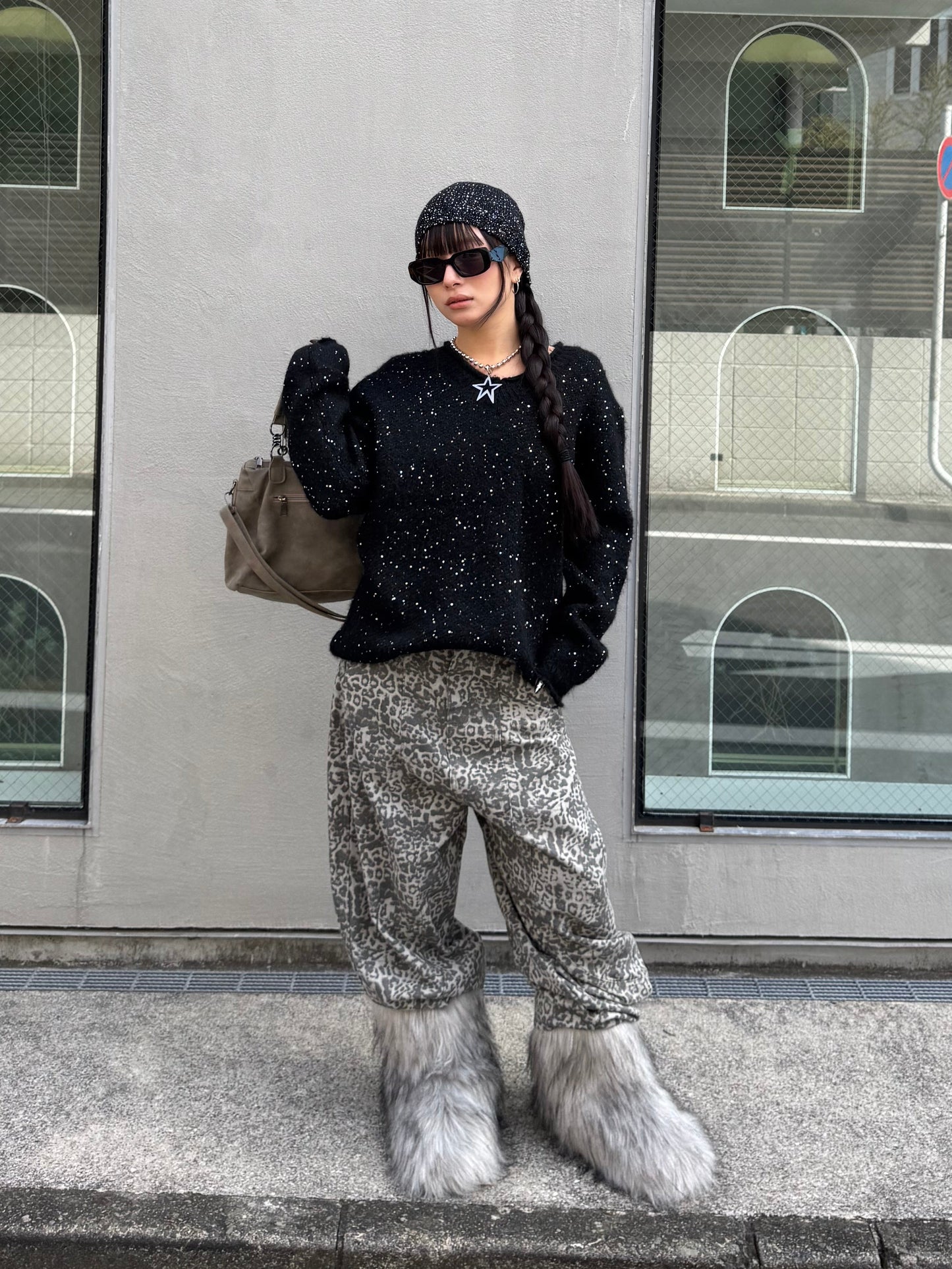 レオパードボリュームパンツ DPB86150