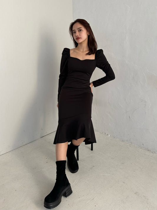 ブラックドレスチックワンピース DPB47197