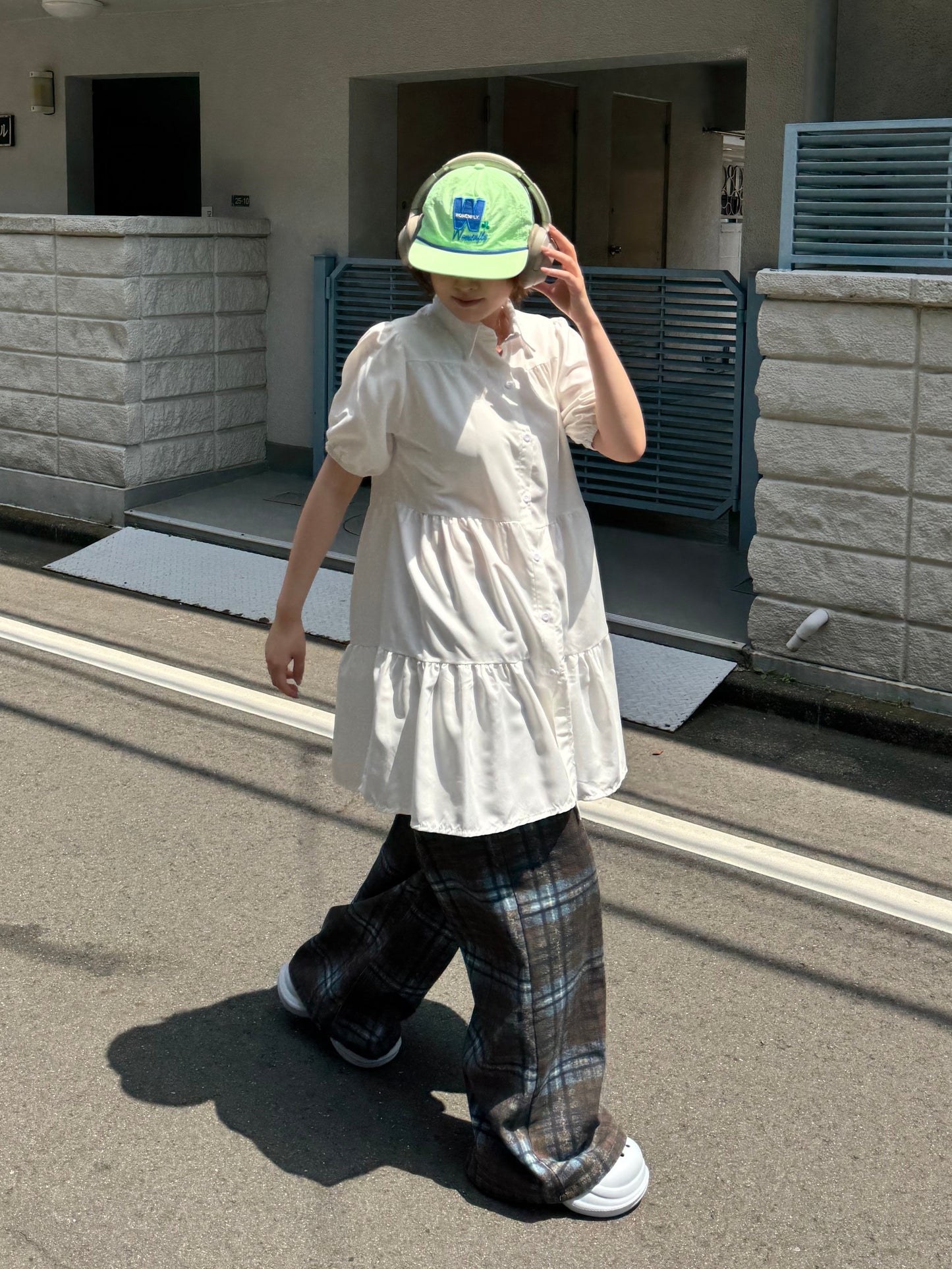 ギャザーシャツワンピース DPB91172