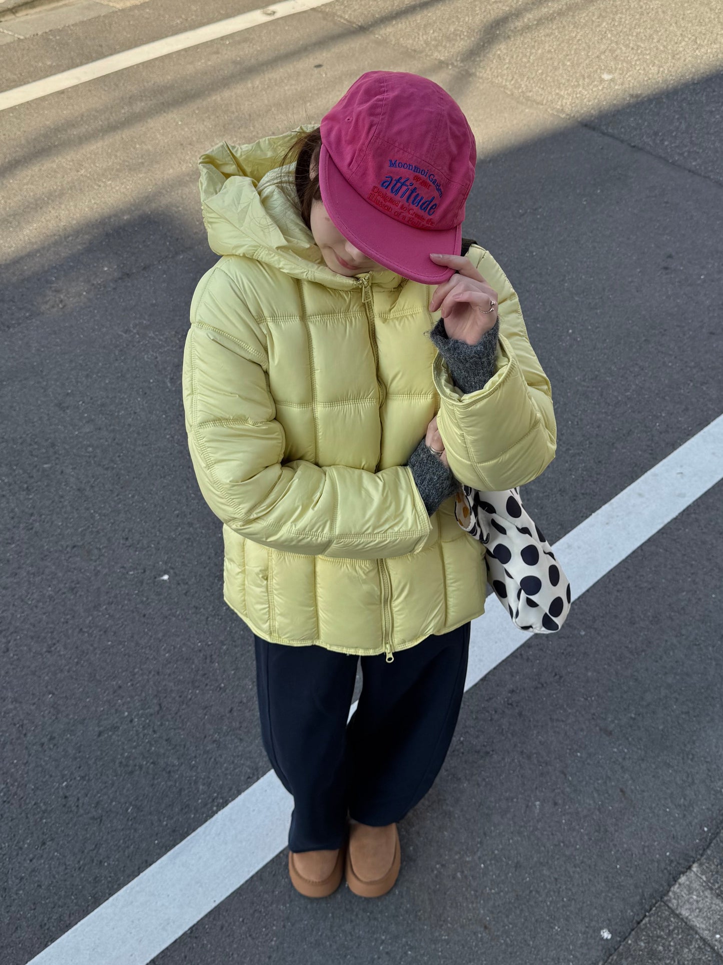 レモンイエロー中綿ジャケット DPB91071