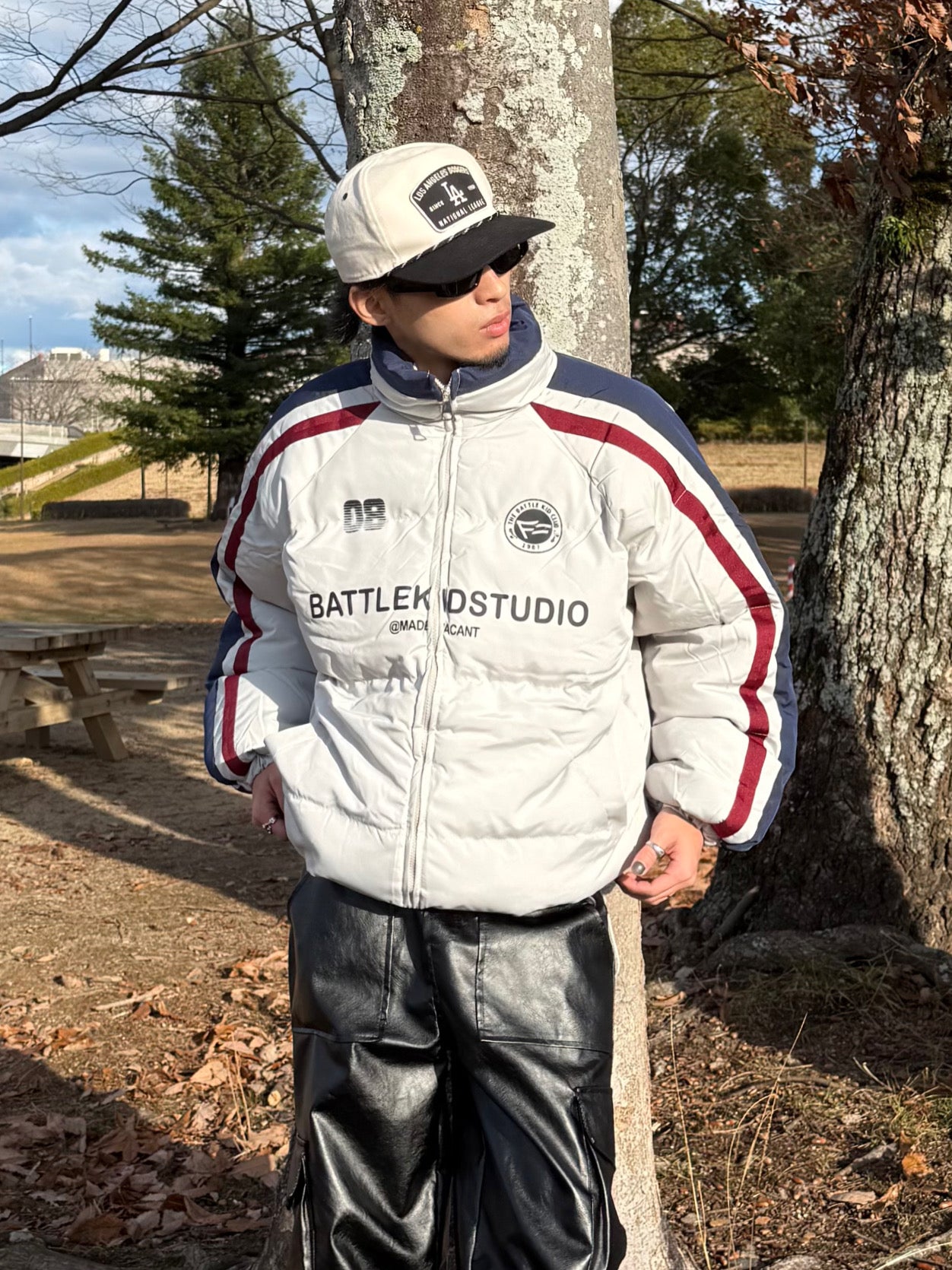 ラインストリート中綿ジャケット DPB90103