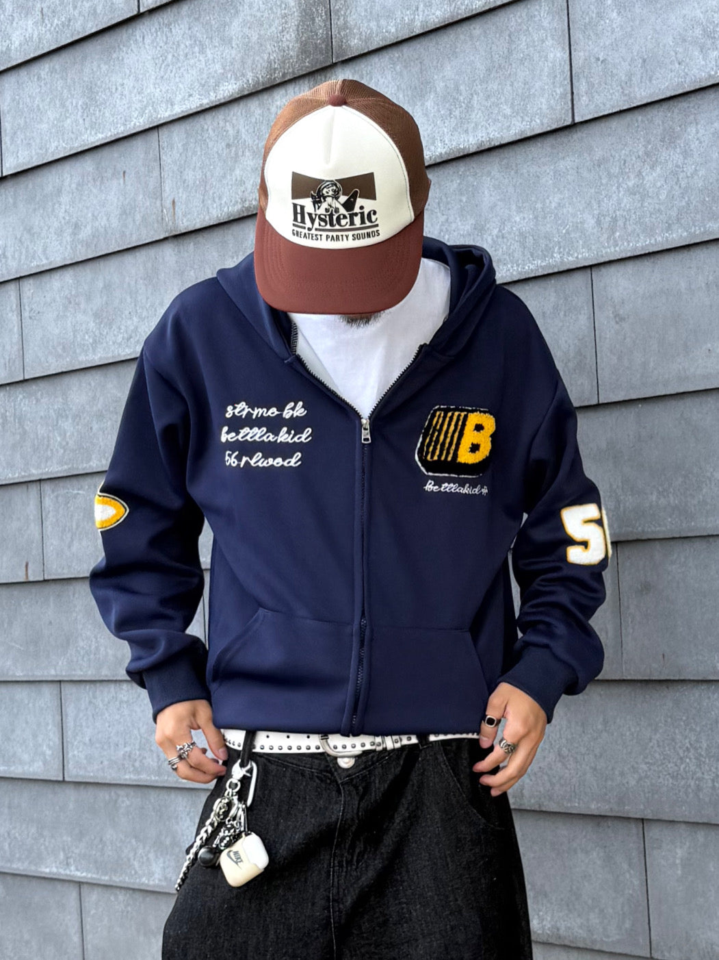 ポイントロゴジップパーカー DPB90061