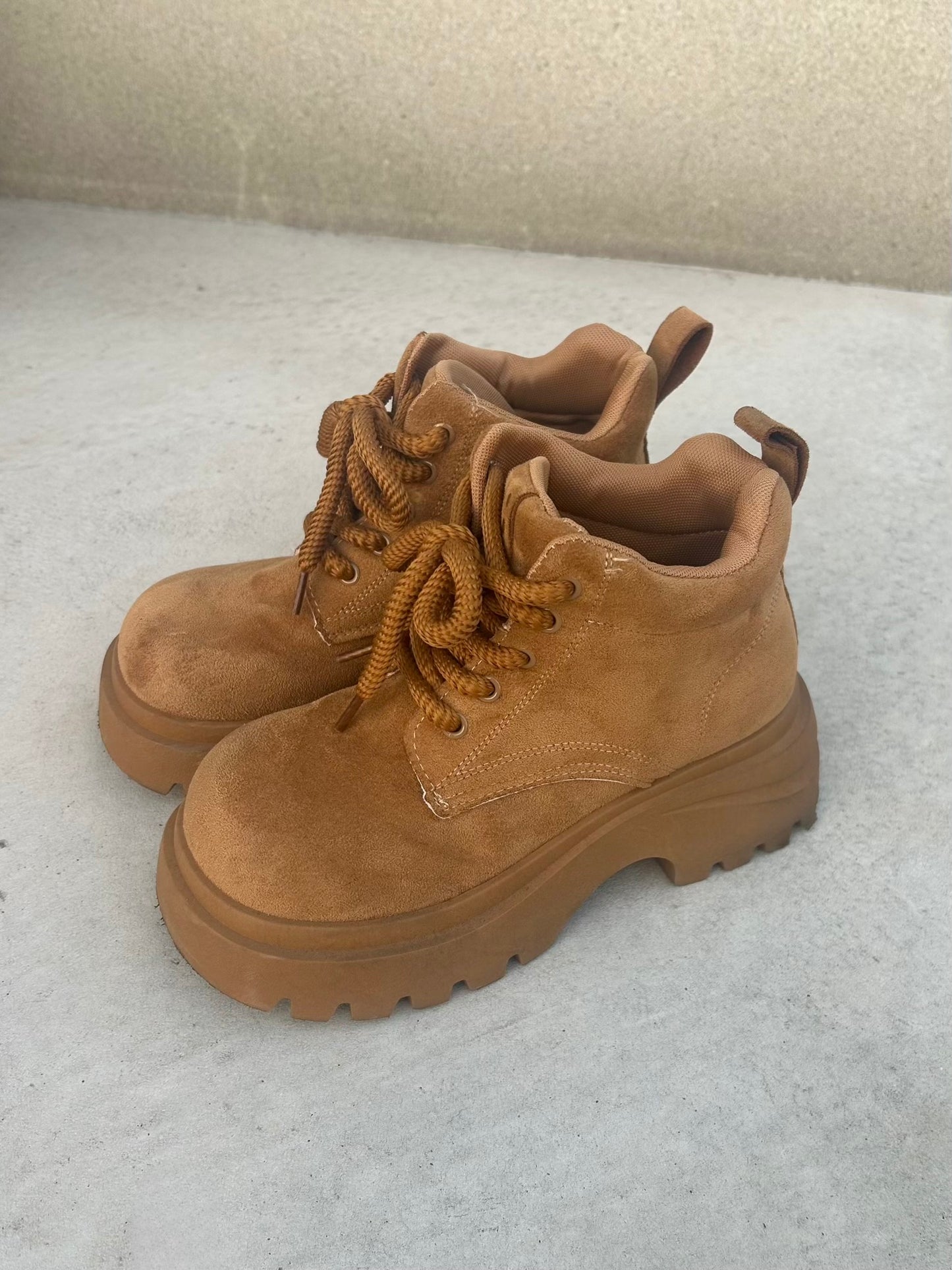 ボリュームハイソールショートブーツ DPB98003