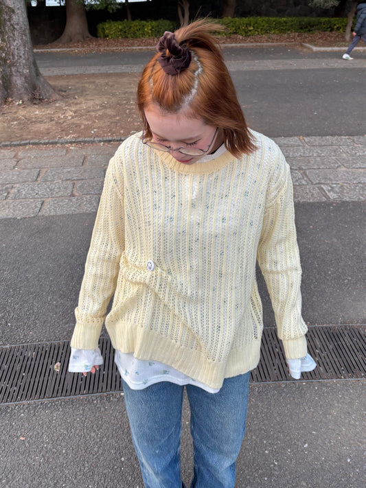 レイヤードシアーニット DPC04024