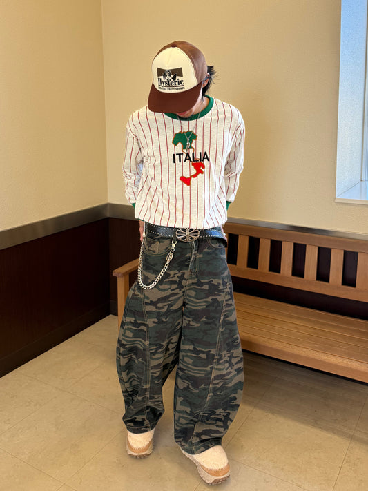 ストライプイタリアスウェット DPB90116