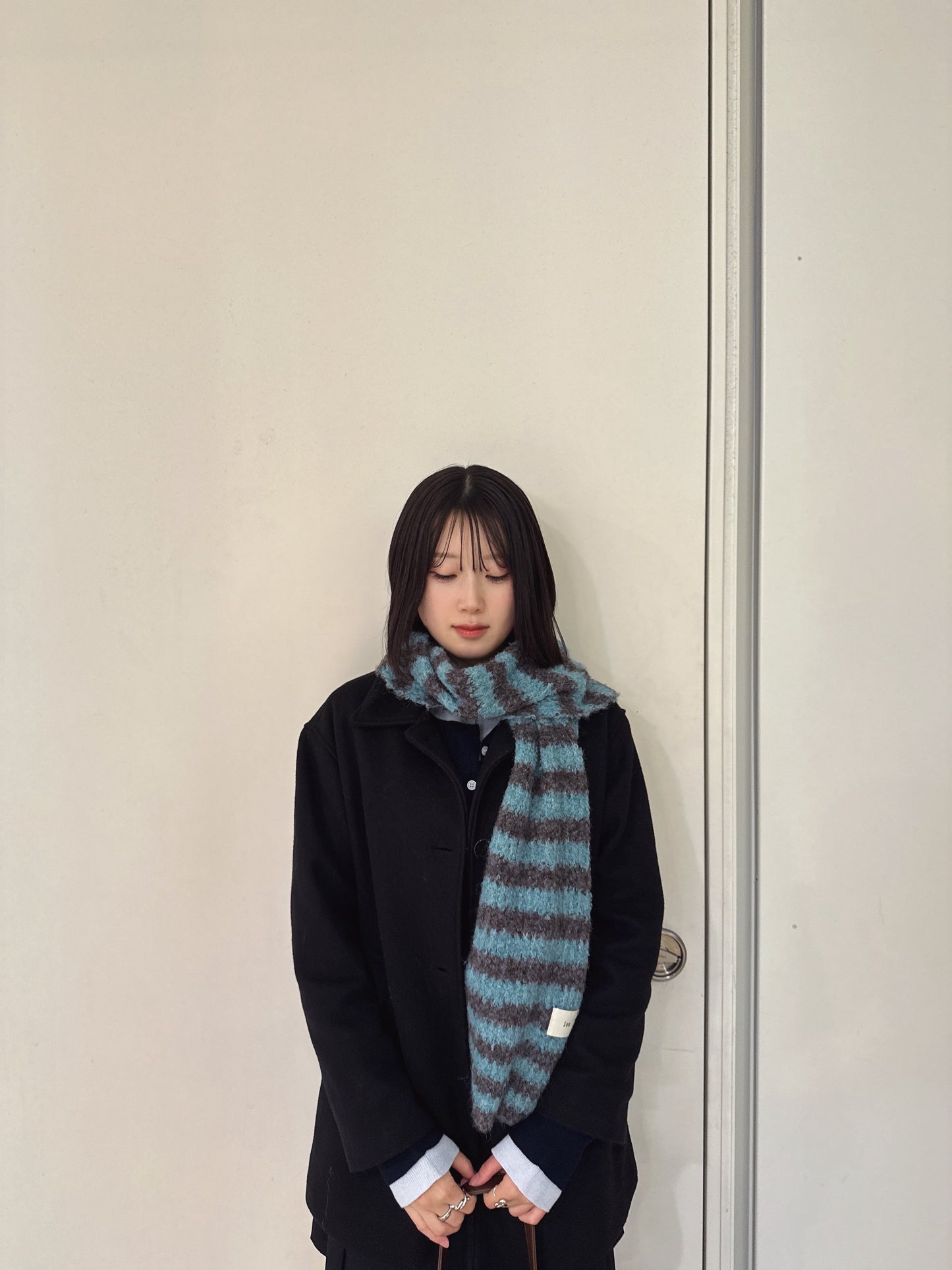 ボーダーニットマフラー DPB93057