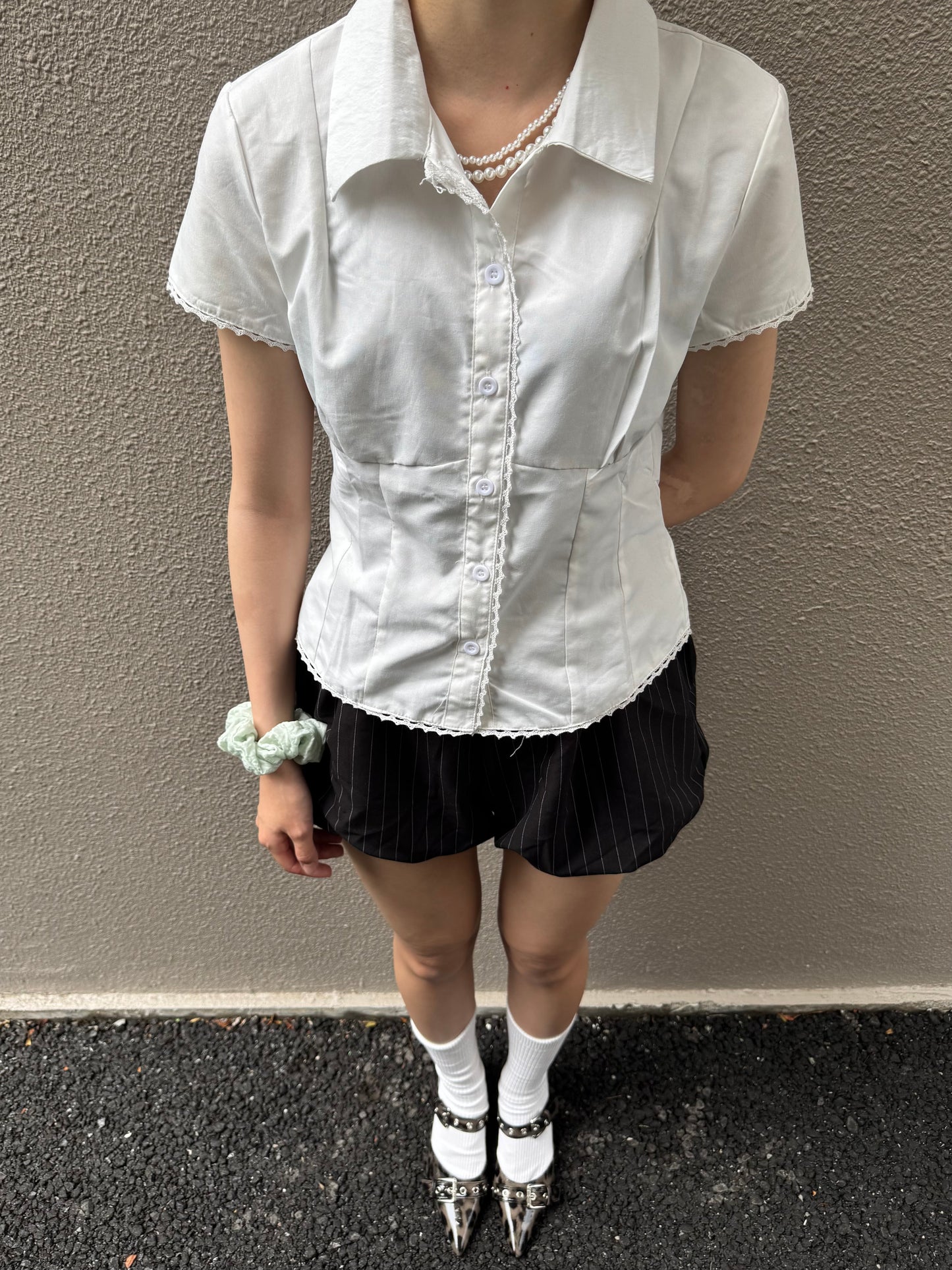ストライプバルーンショートパンツ DPB93123