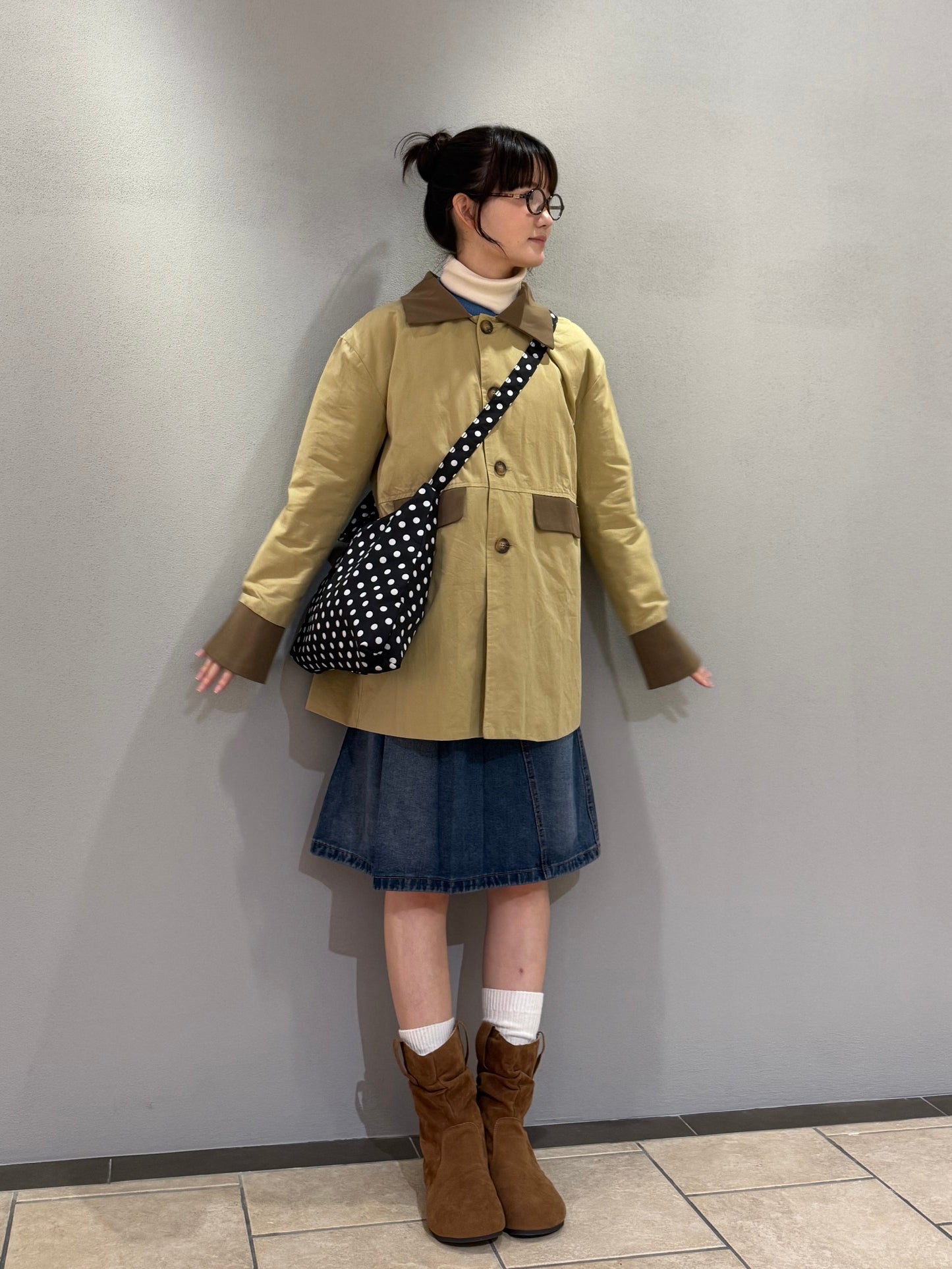 レトロドットトートバッグ DPA43705