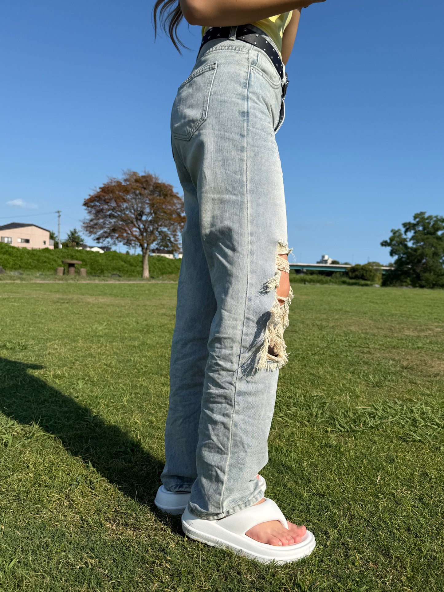 ダメージストリートデニムパンツ DPB73383