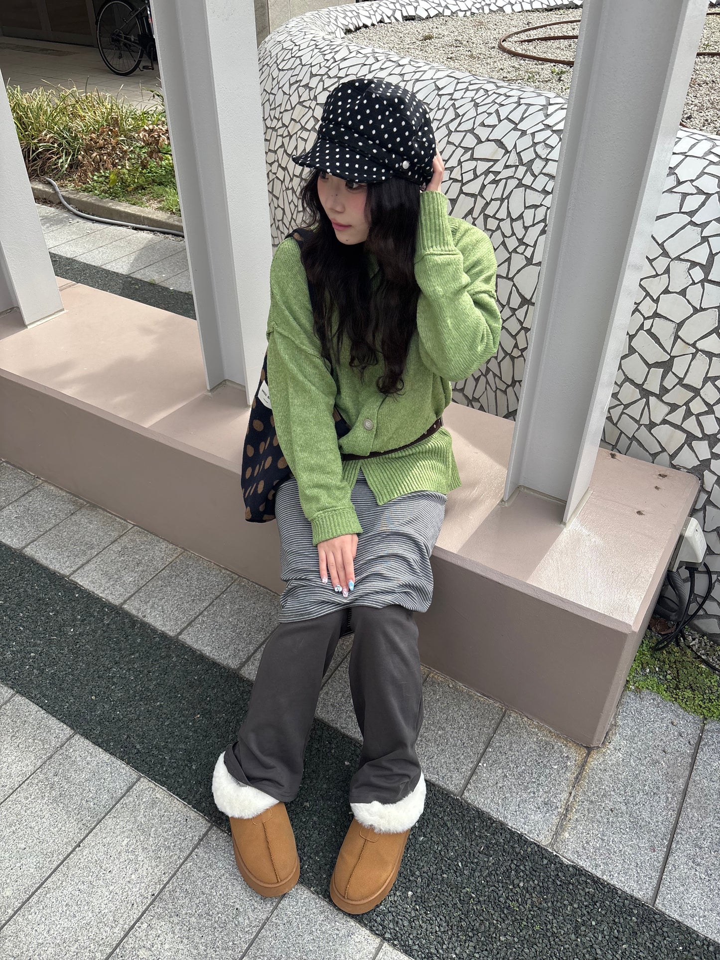 ドットキャスケットハット DPB89145