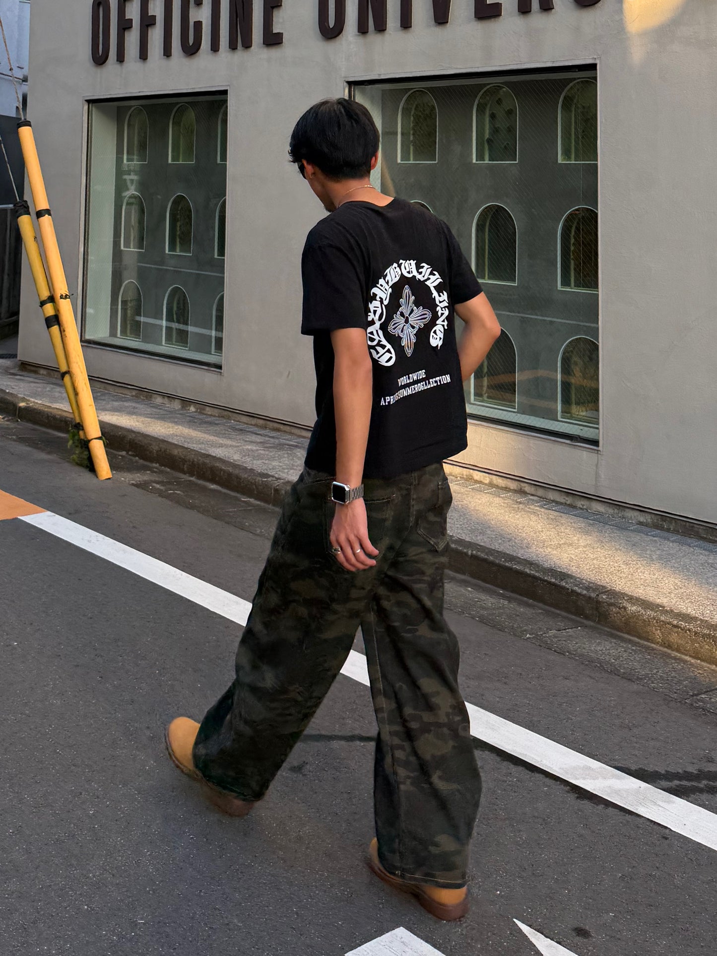 カモフラカーブシルエットパンツ DPB90226
