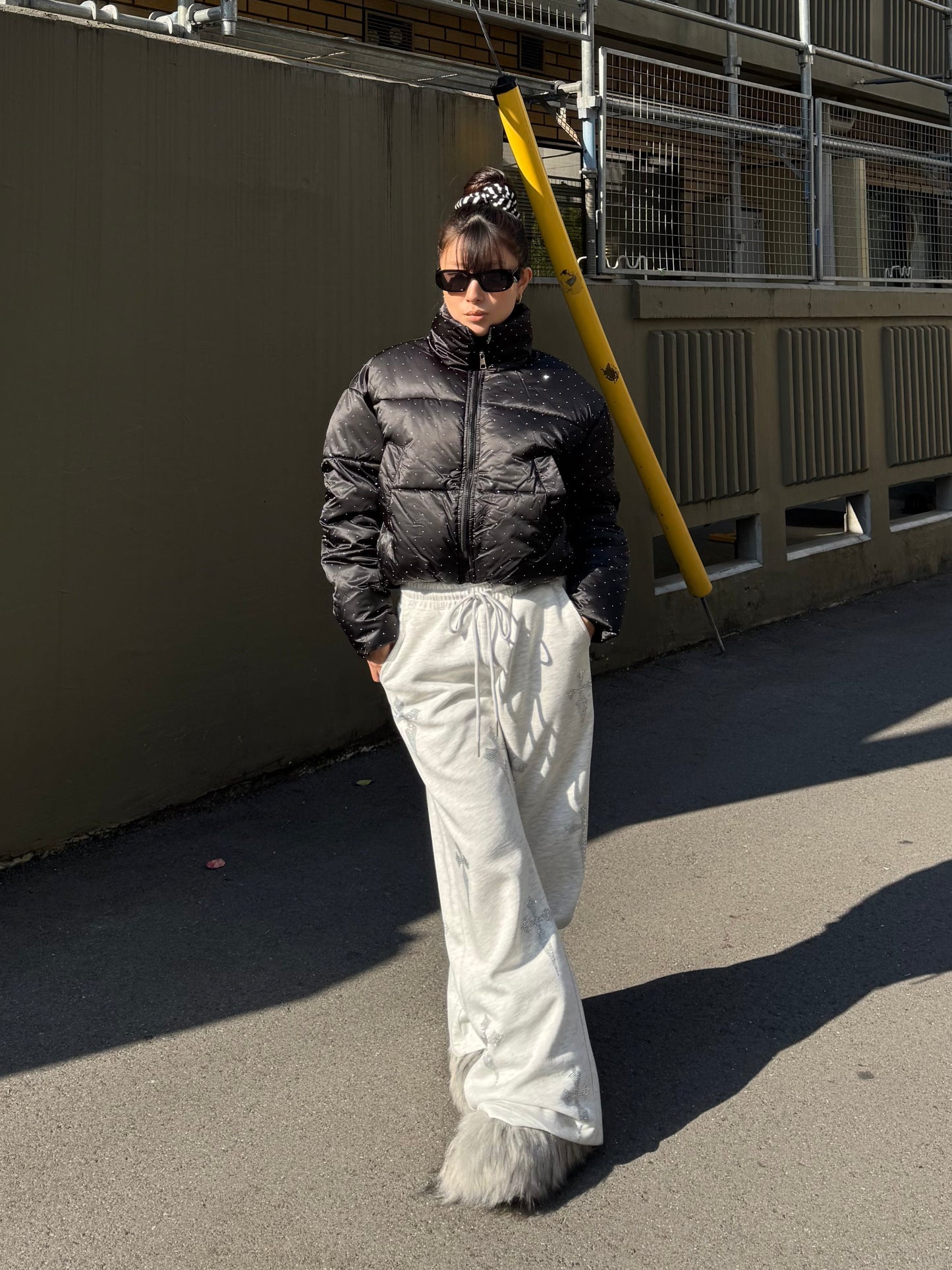 ラメショートダウンジャケット DPB86154