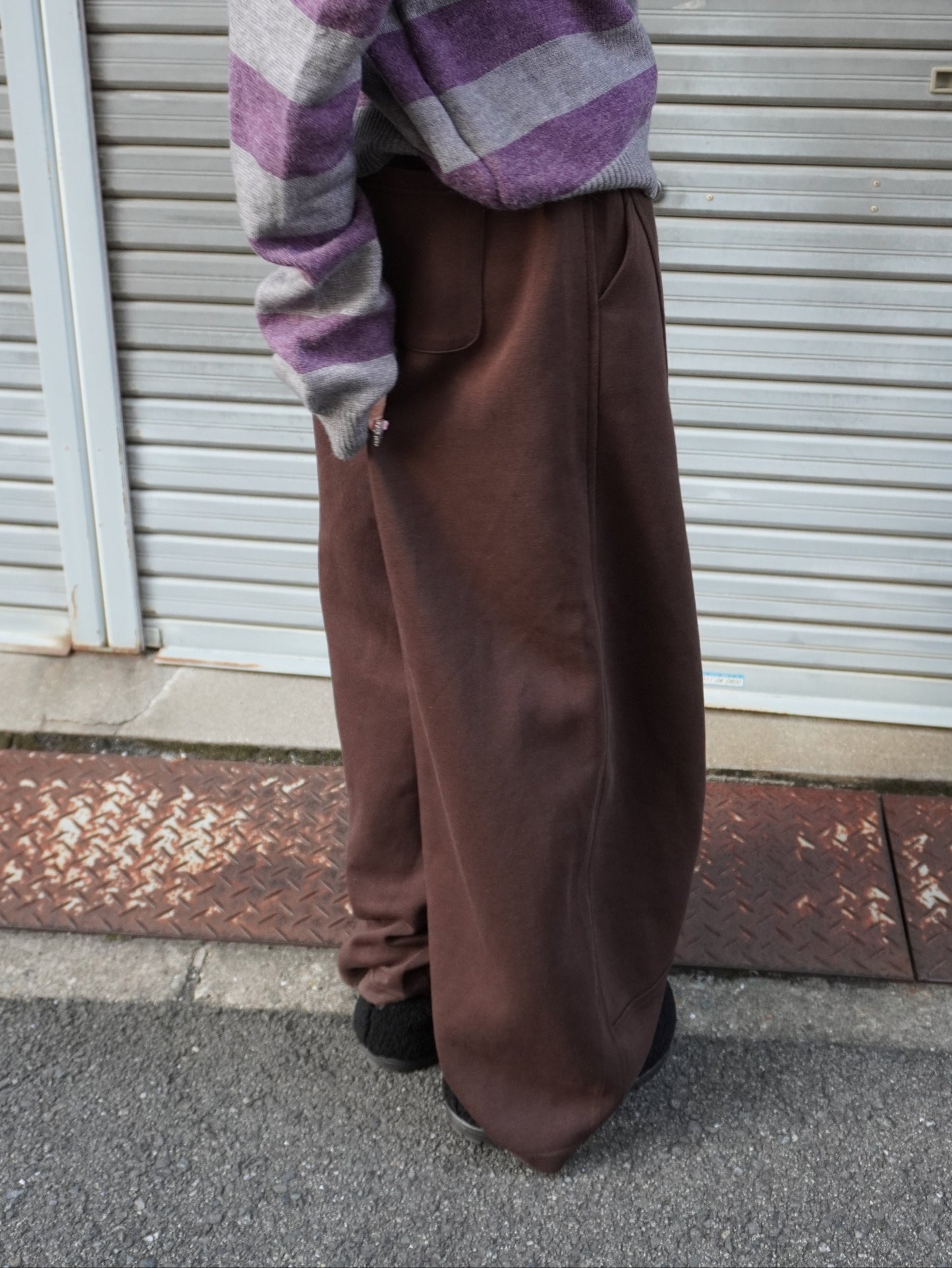 ニットベルトバルーンスウェットパンツ DPB85360