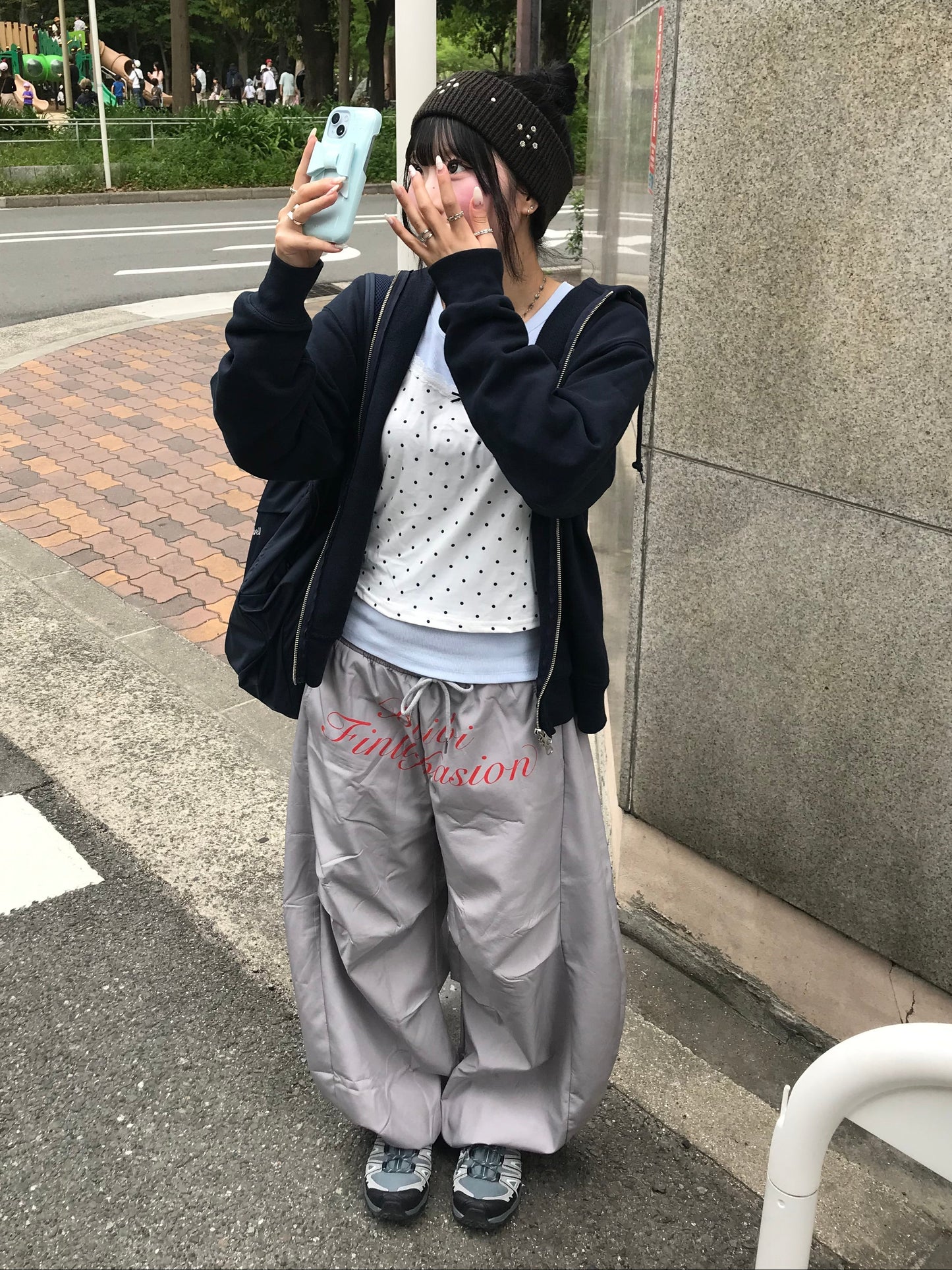 ステッチデザインオーバーパンツ DPB89250